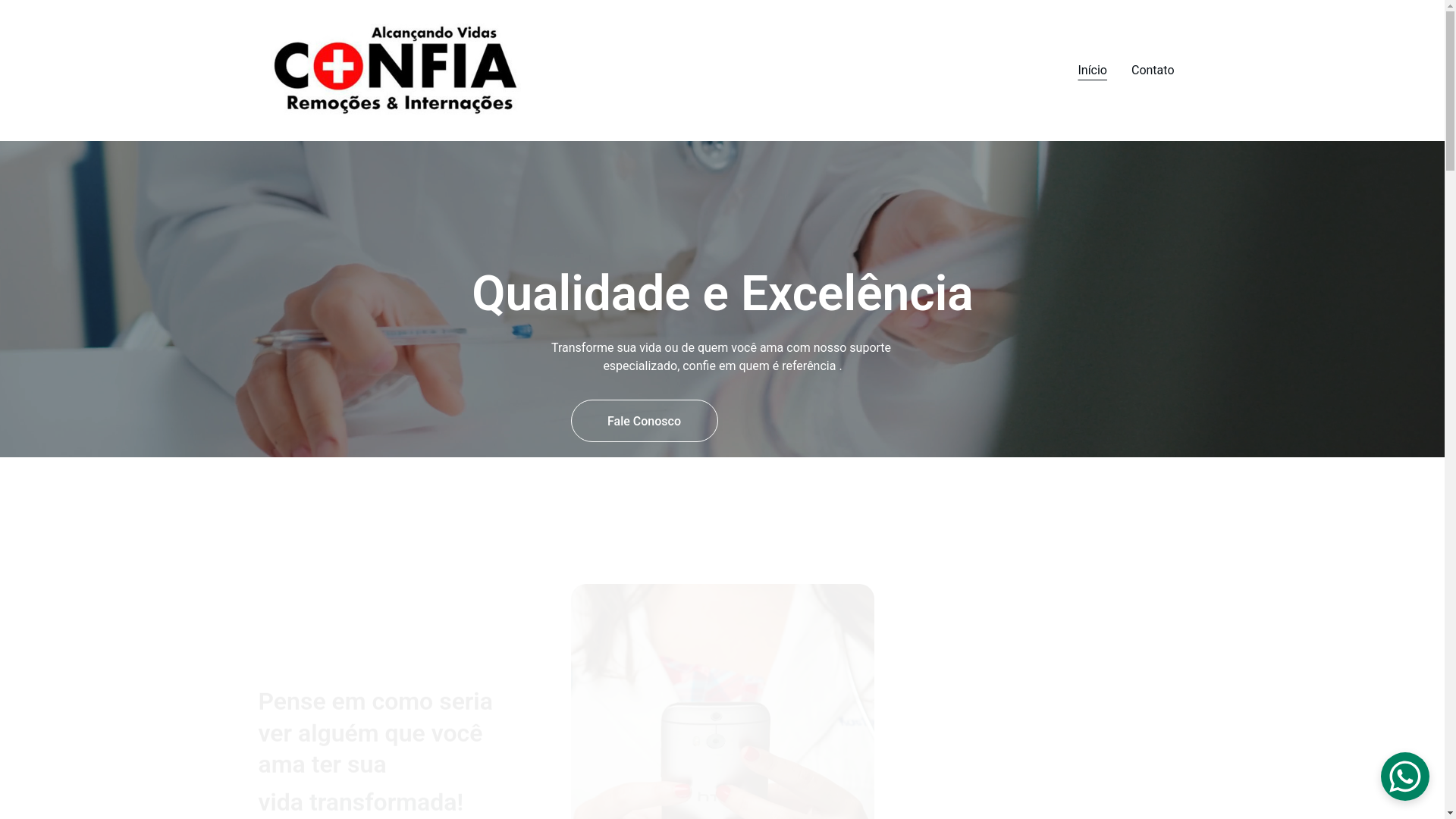 website screenshot of https://contatoconfia24horas.com.br/