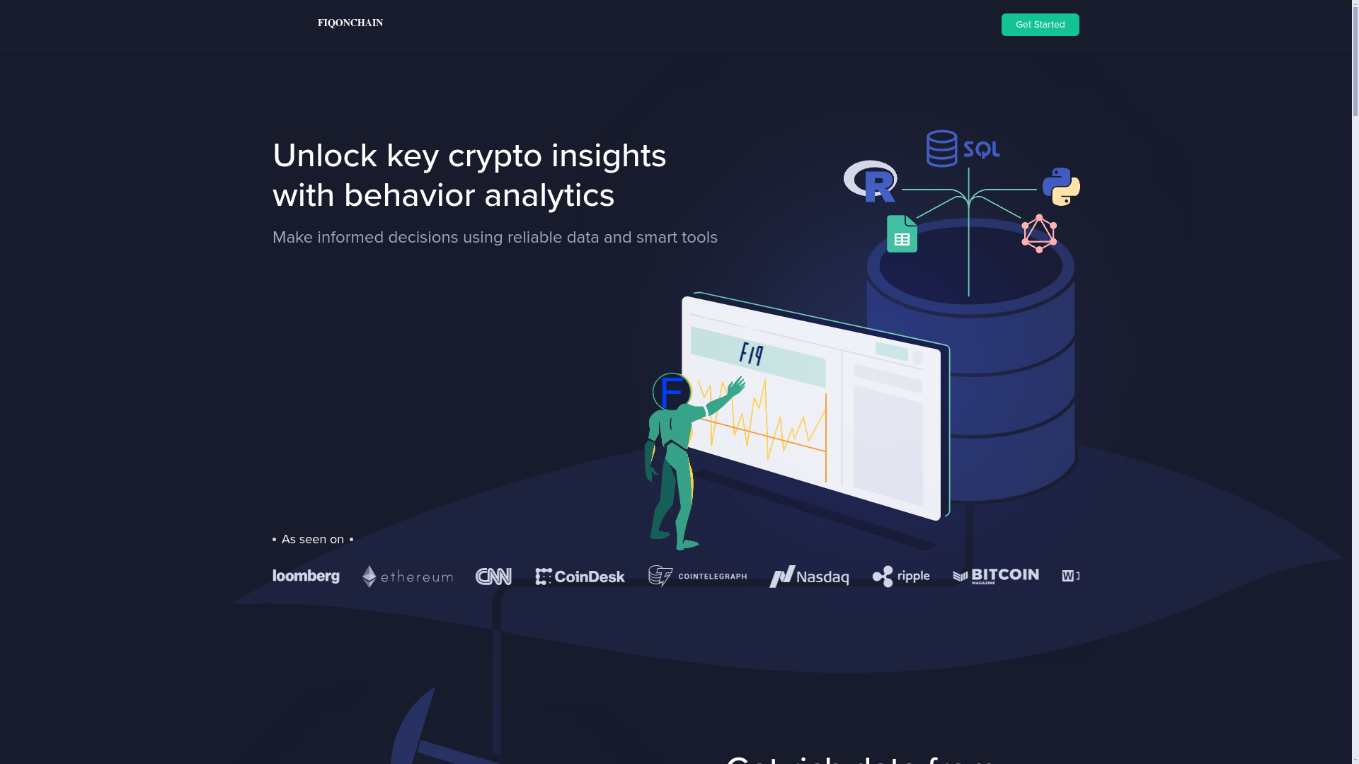 website screenshot of https://financeiqonchain.pages.dev/