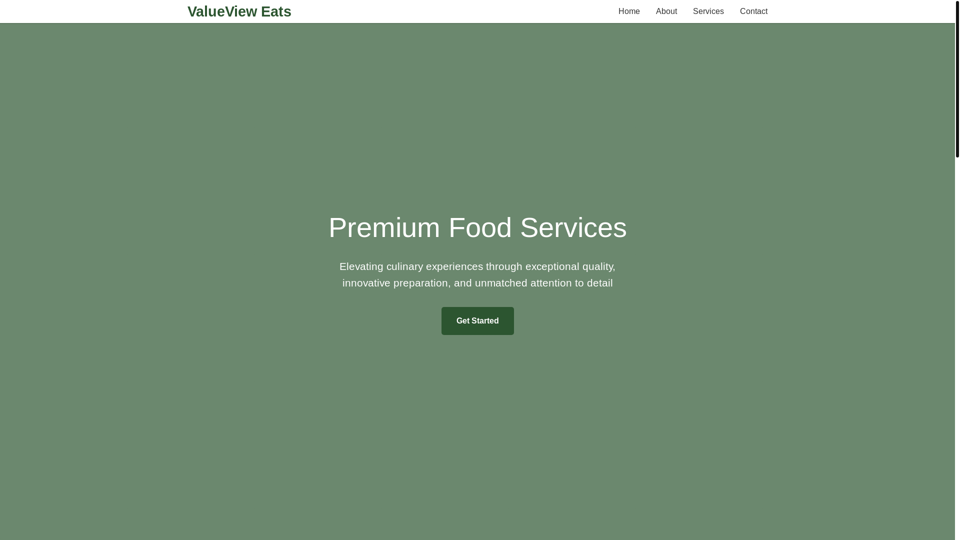 website screenshot of https://valuevieweats.courses/