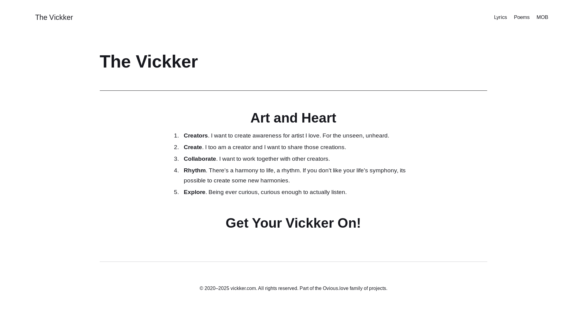 website screenshot of https://vickker-git.pages.dev/