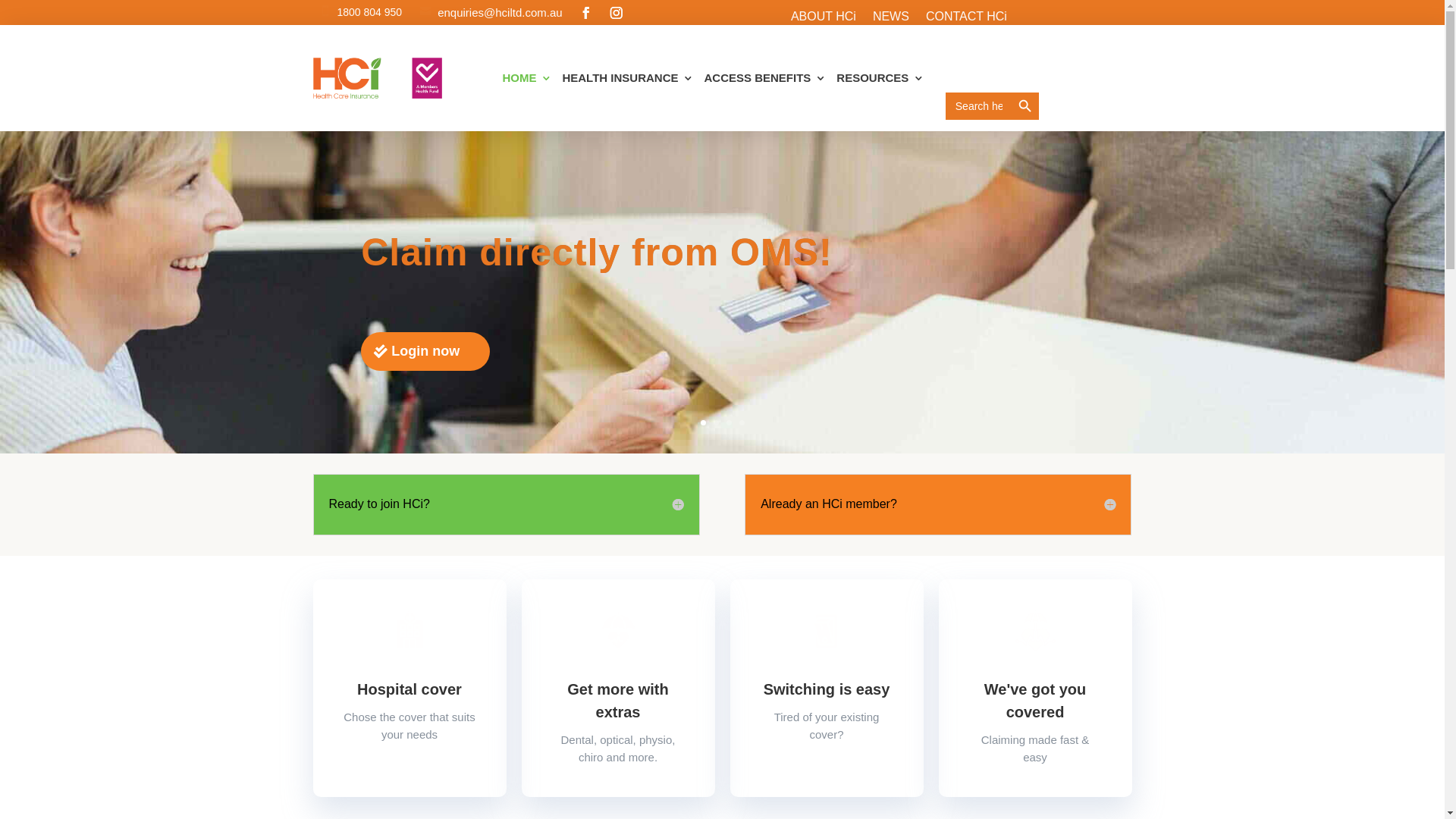 website screenshot of https://hciltd.com.au/