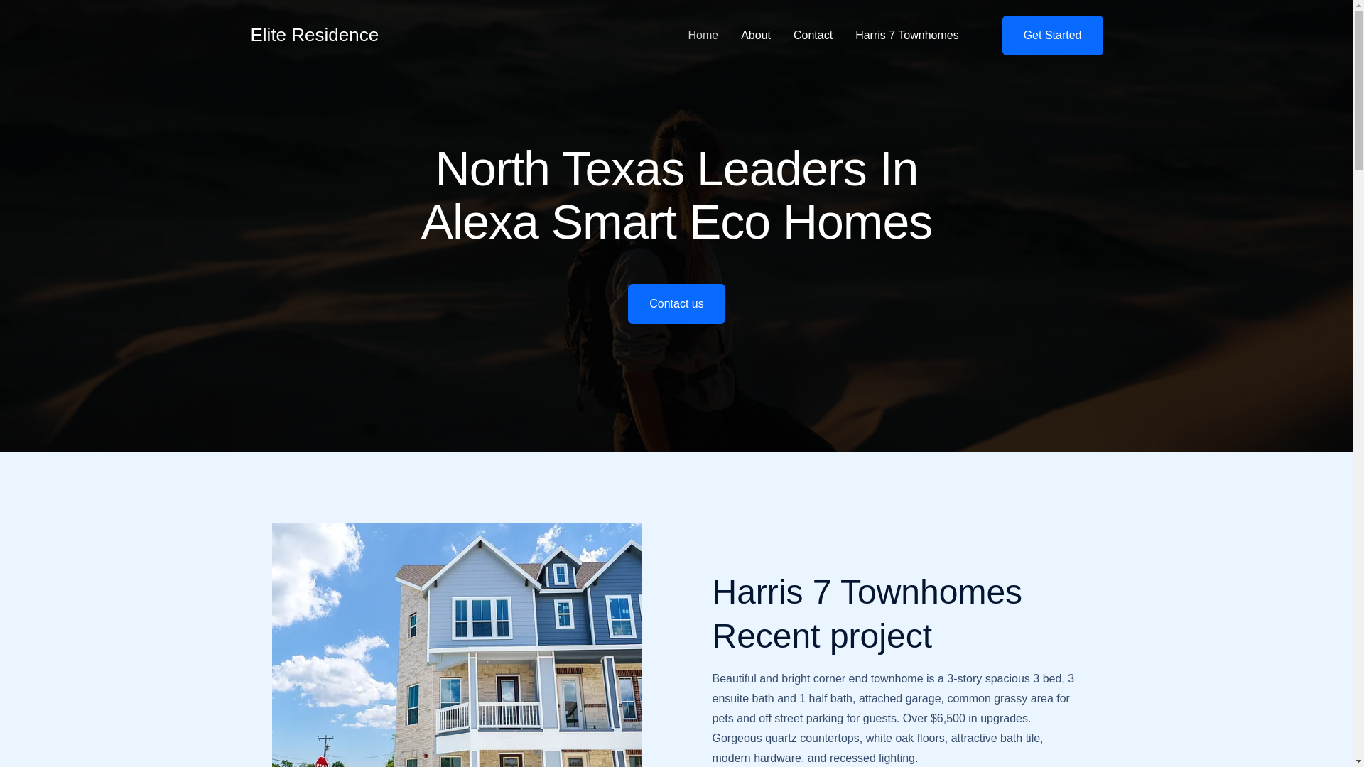 website screenshot of https://eliteresidencehome.com/