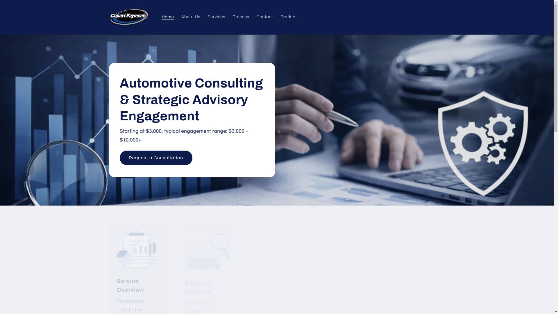 website screenshot of https://copartpayments.com/