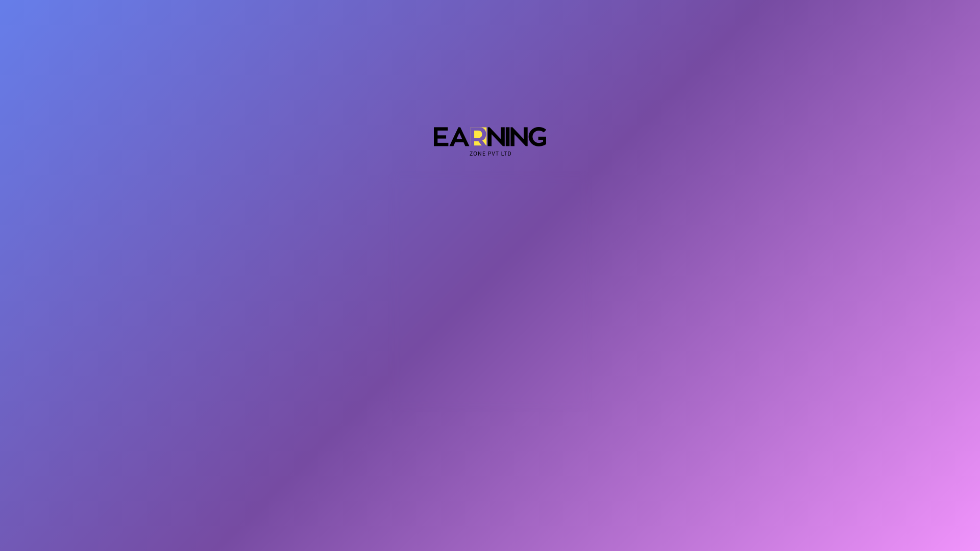 website screenshot of https://earningzonepvtltd.in/