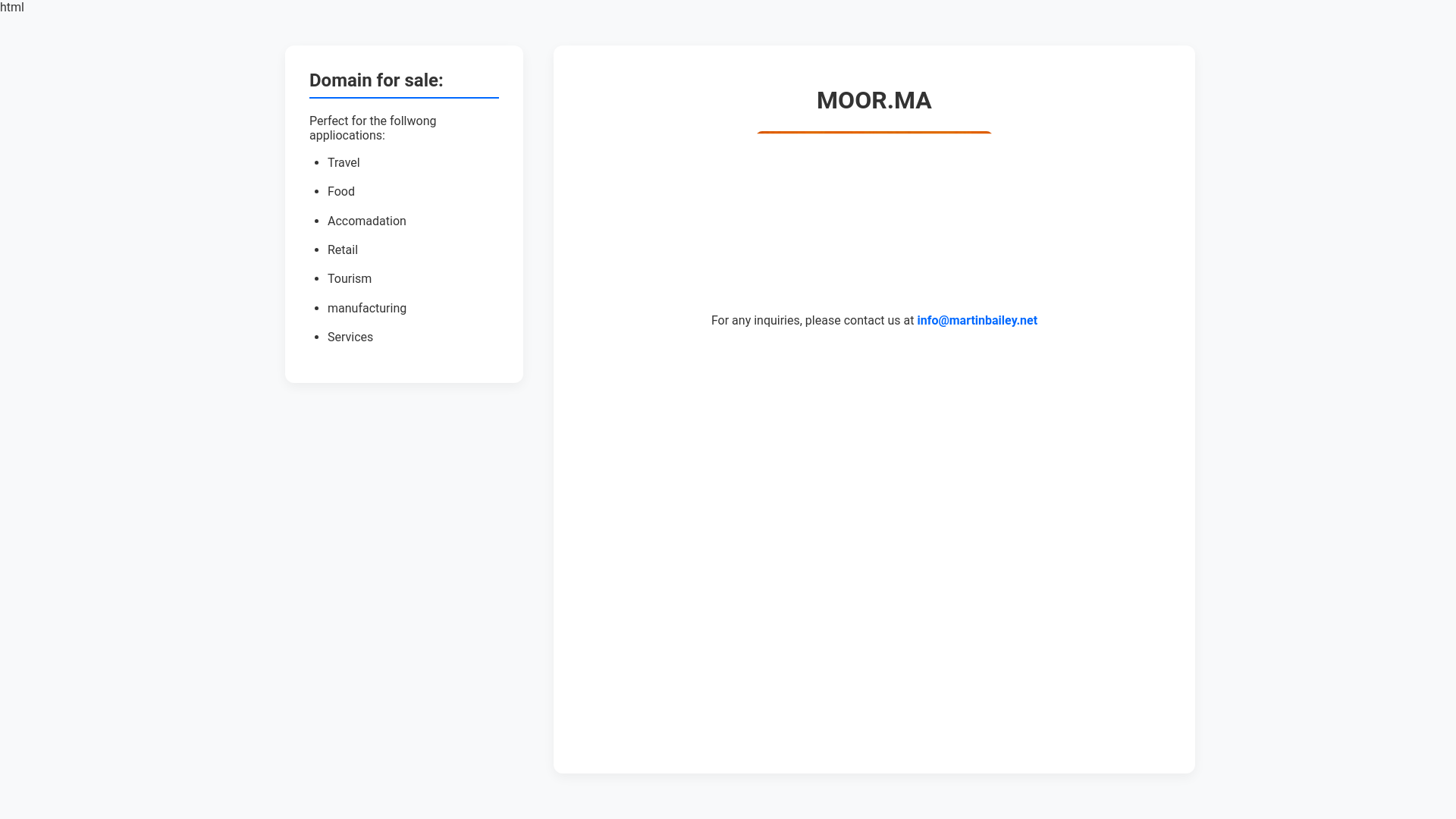website screenshot of https://moorlanding.pages.dev/