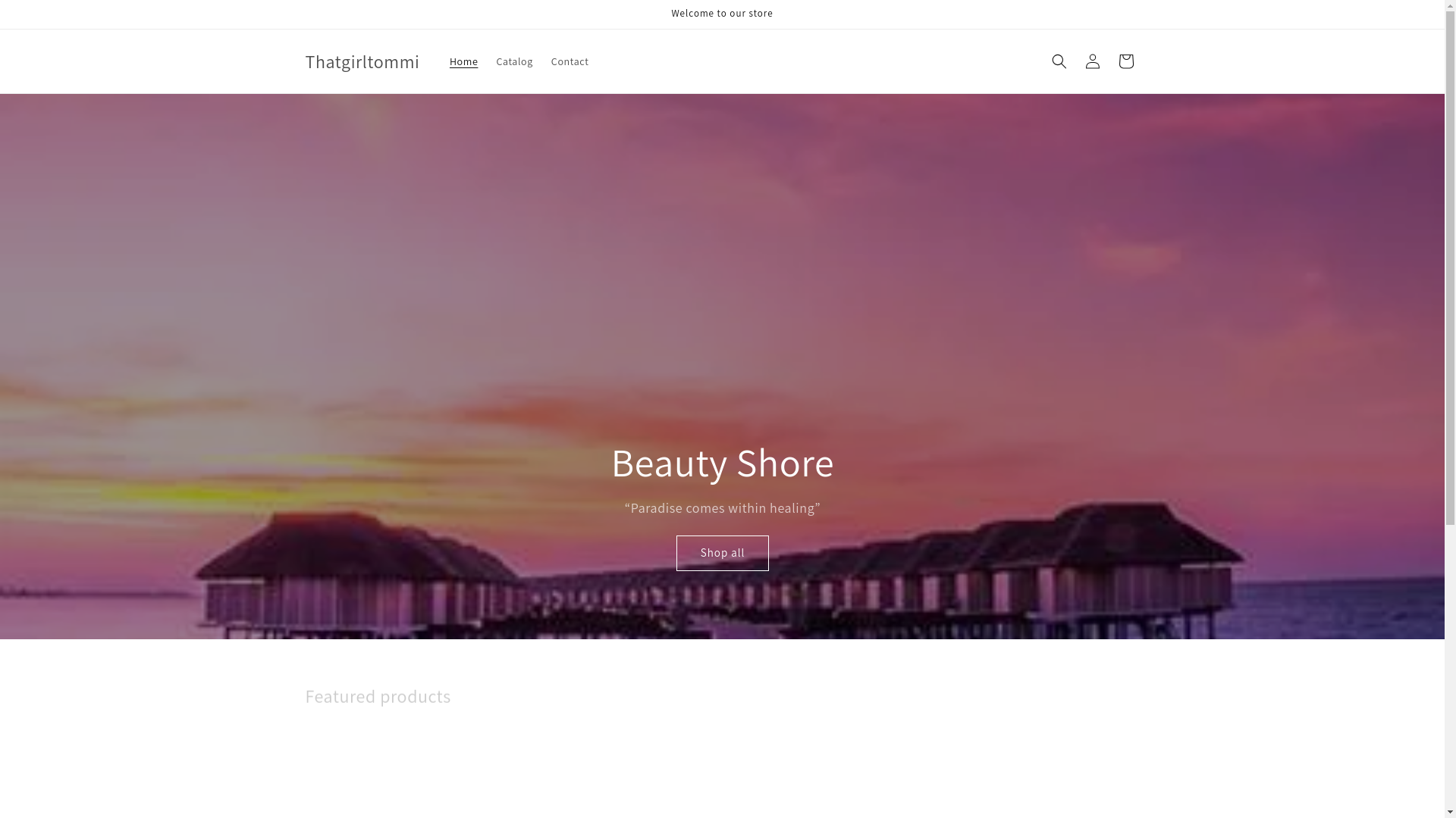 website screenshot of https://thatgirltommi.net/