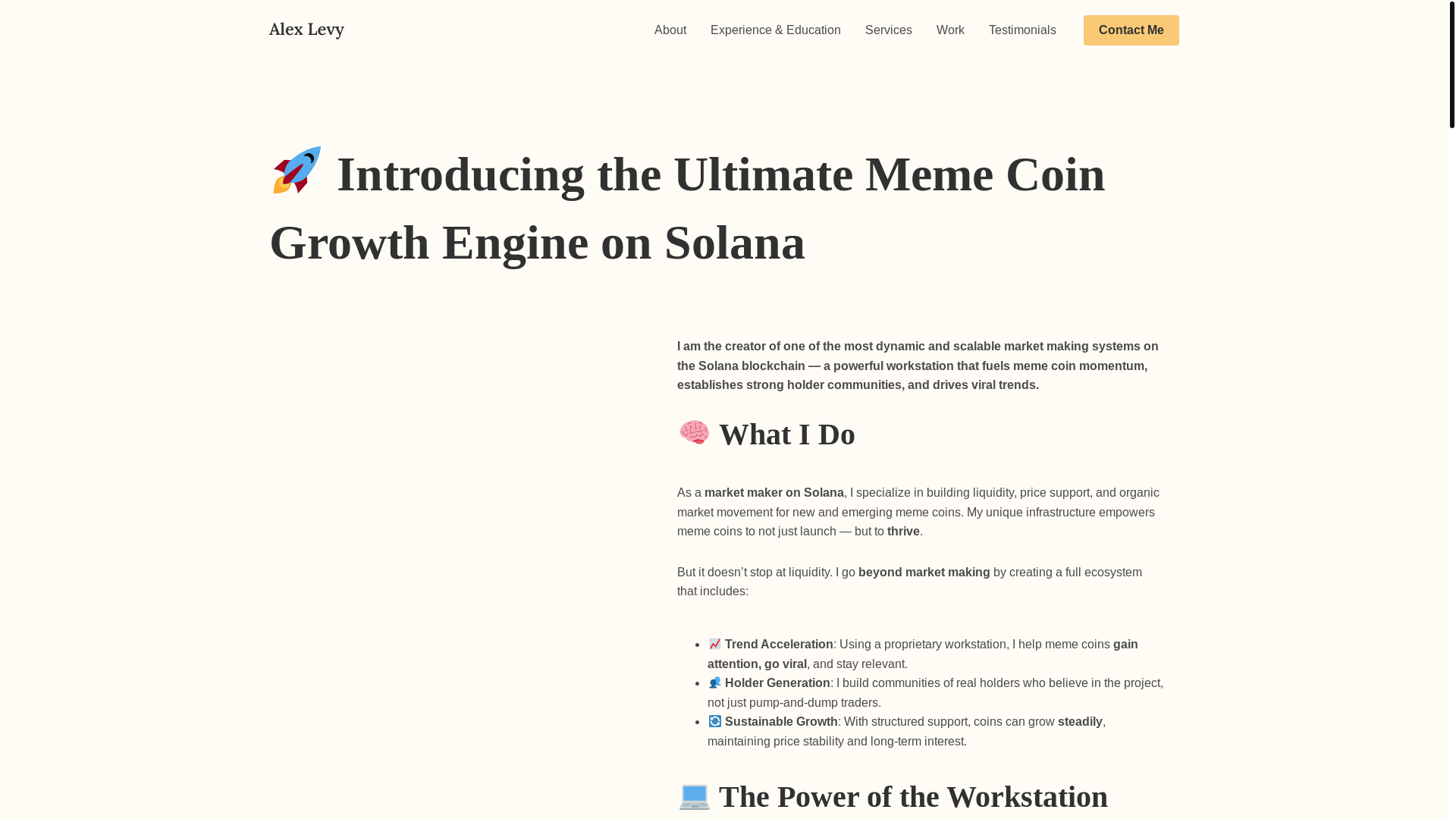website screenshot of https://memeboosters.io/
