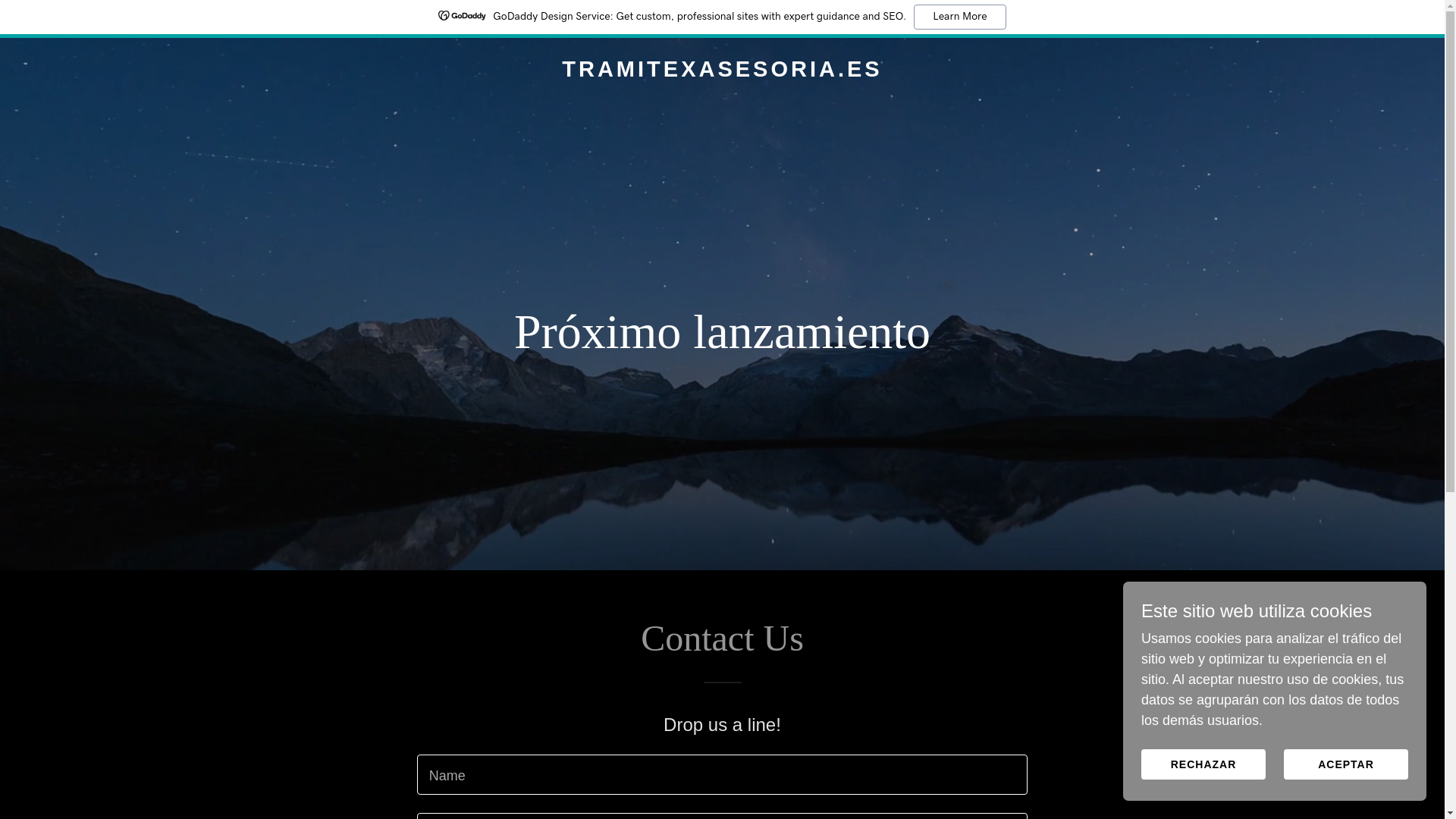 website screenshot of https://tramitexasesoria.es/