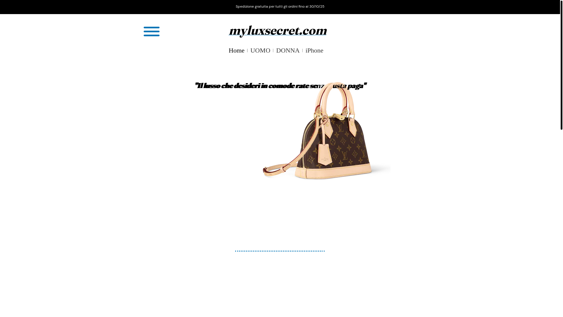website screenshot of https://myluxsecret.com/