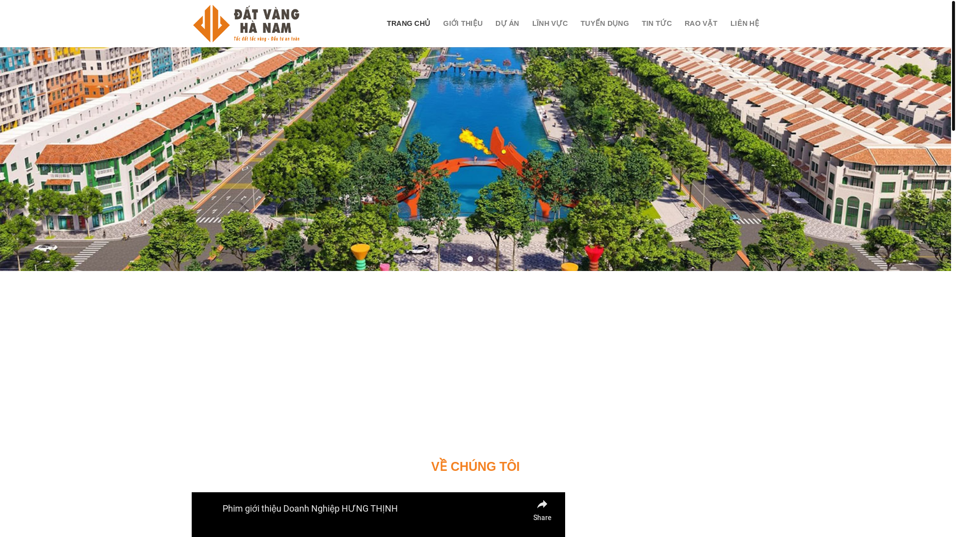 website screenshot of https://nhaphohanam.com/