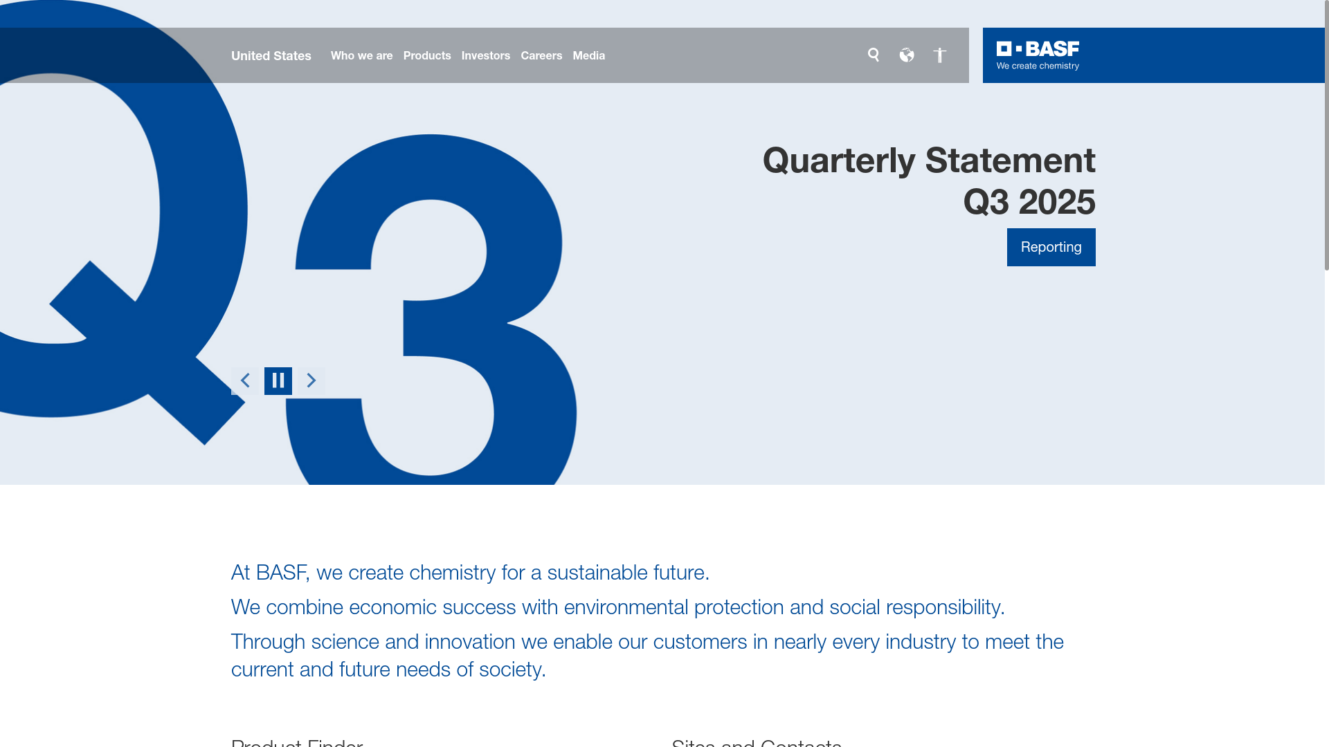 website screenshot of https://basf.com/