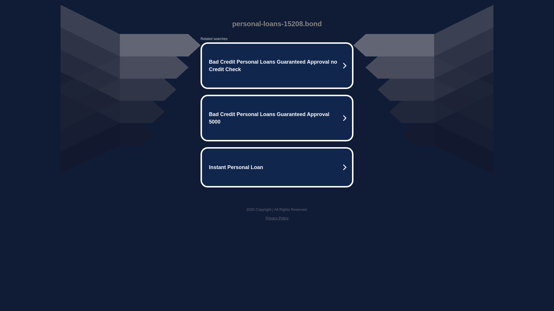 website screenshot of https://personal-loans-15208.bond/