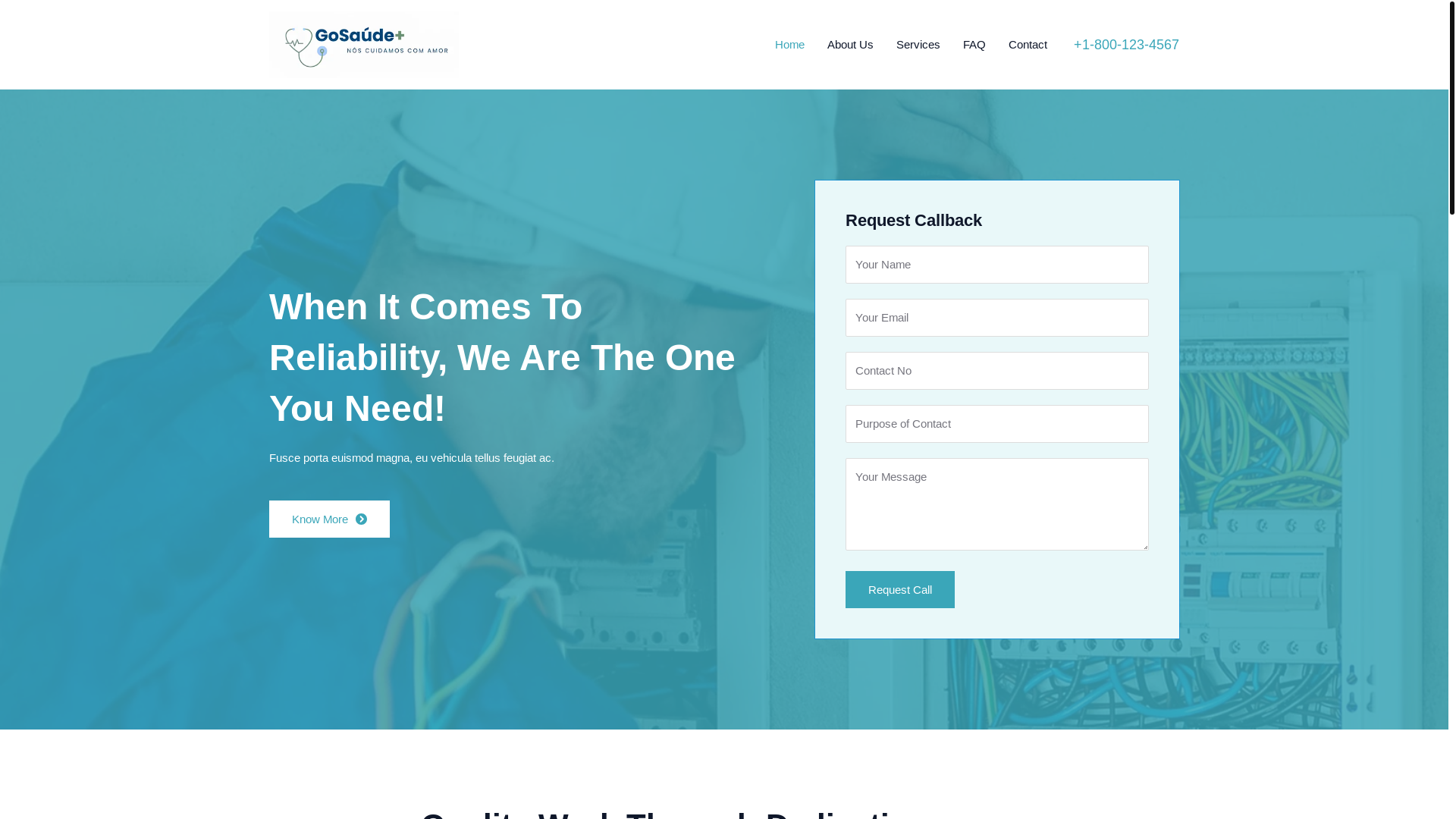 website screenshot of https://goplanosaude.com/