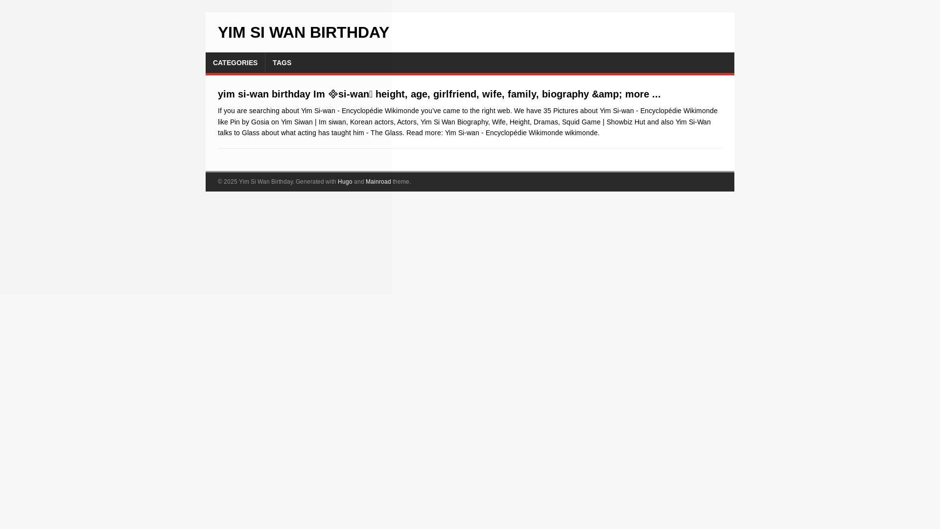 website screenshot of https://yim-si-wan-birthday.pages.dev/