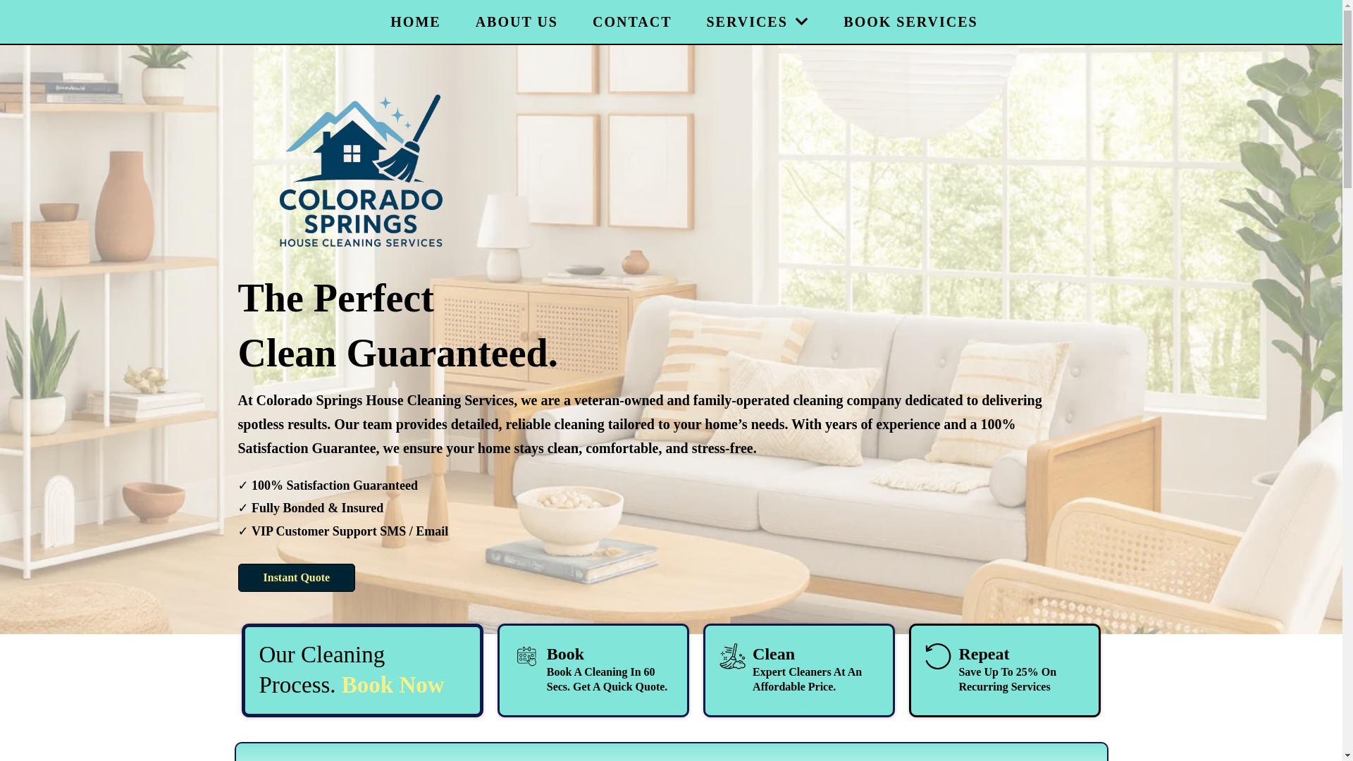 website screenshot of https://cs-house-cleaning.com/