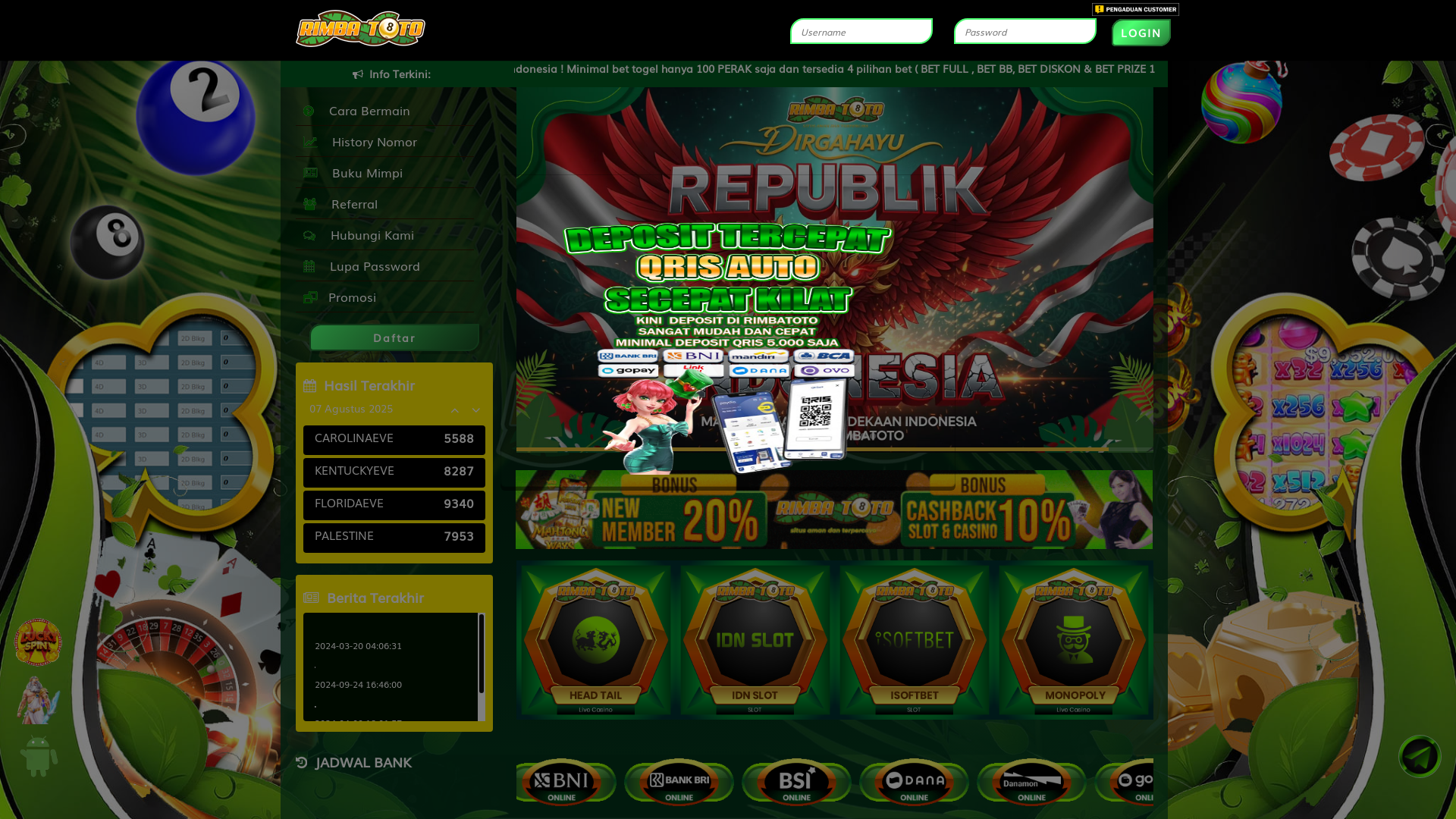 website screenshot of https://rimbaappk.xyz/