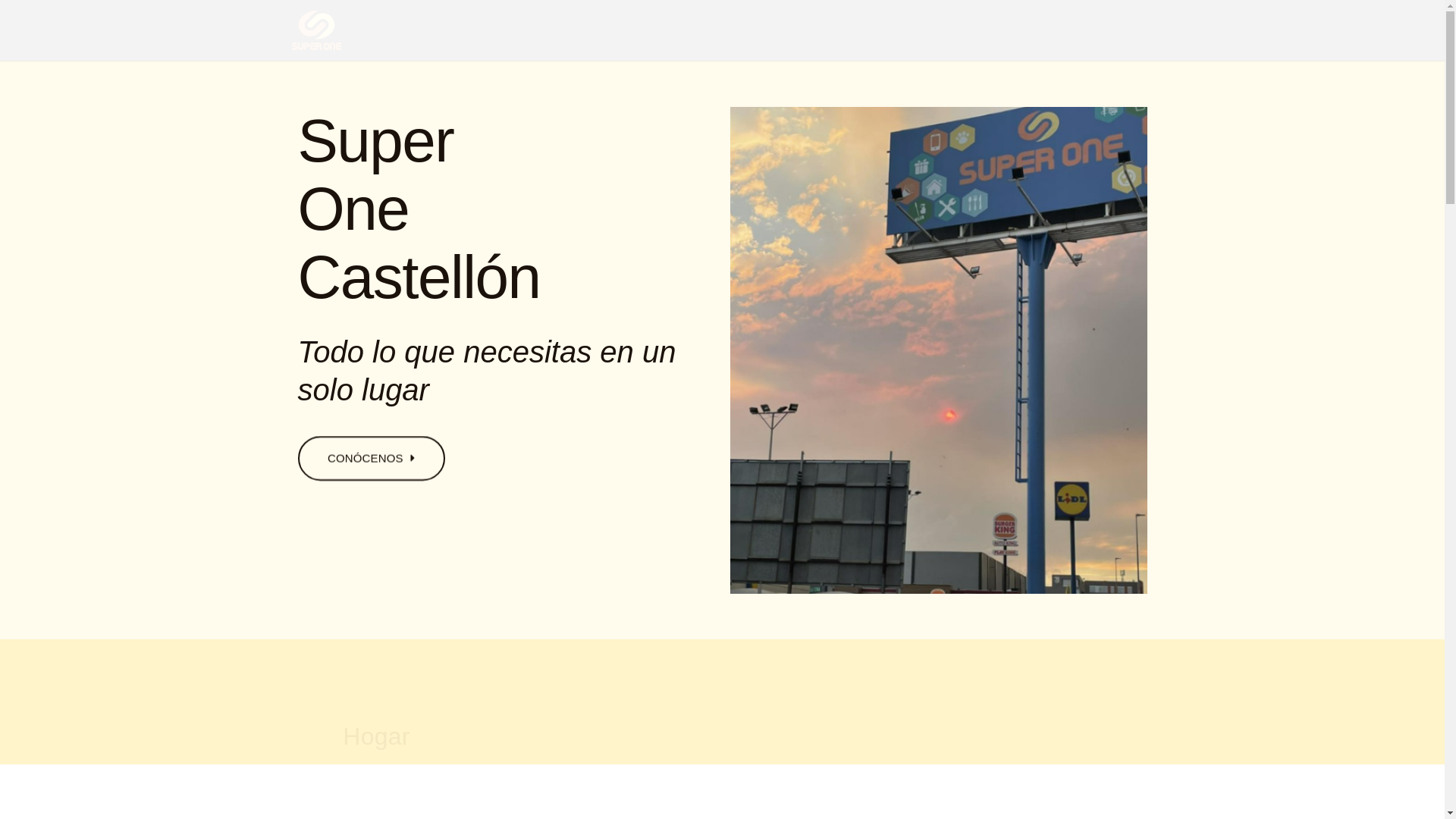 website screenshot of https://superonecastellon.com/