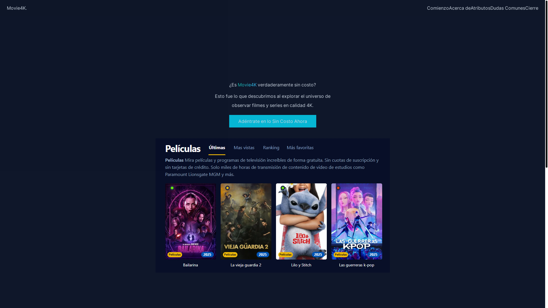 website screenshot of https://movie4k-7mwo.pages.dev/