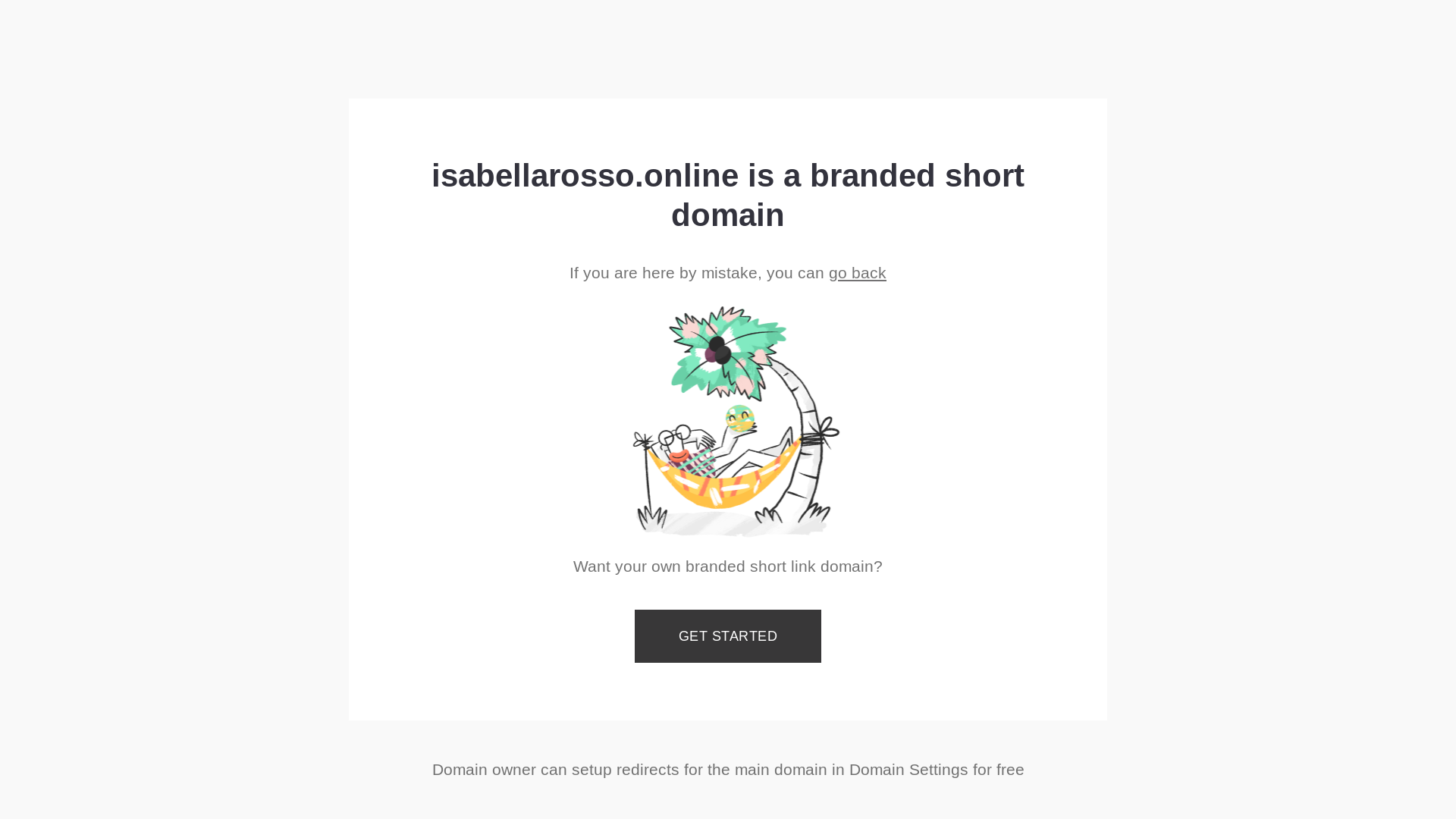 website screenshot of https://isabellarosso.online/