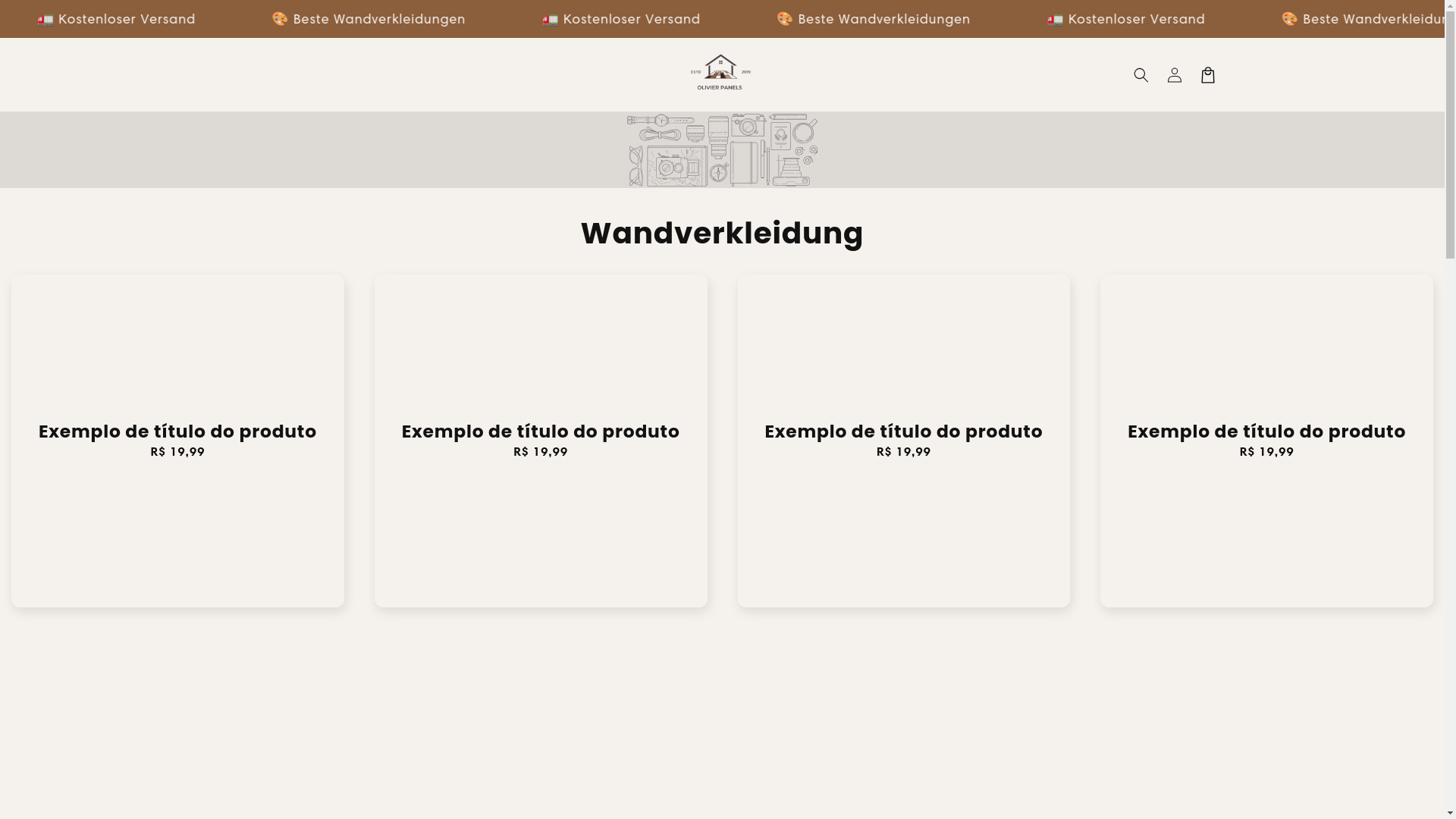 website screenshot of https://olivierpanels.com/