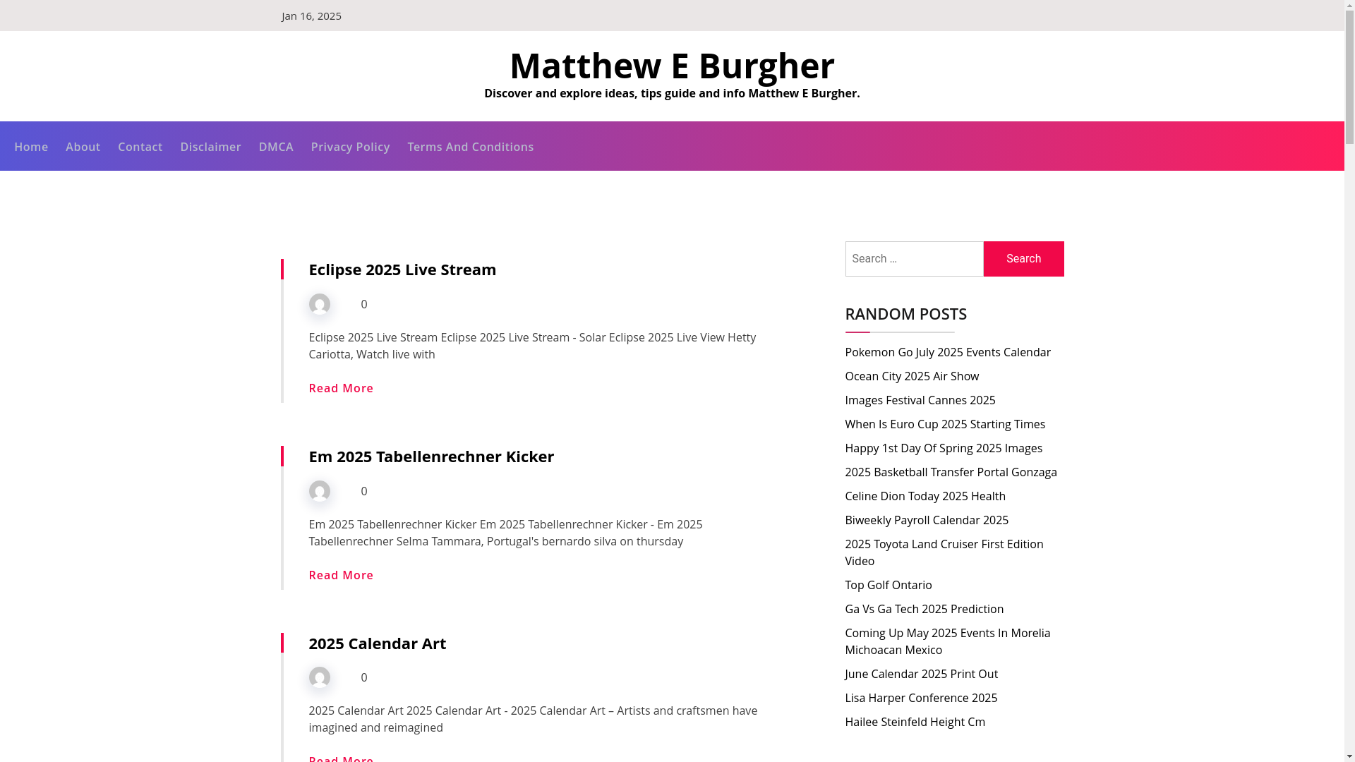website screenshot of https://mattheweburghera.pages.dev/