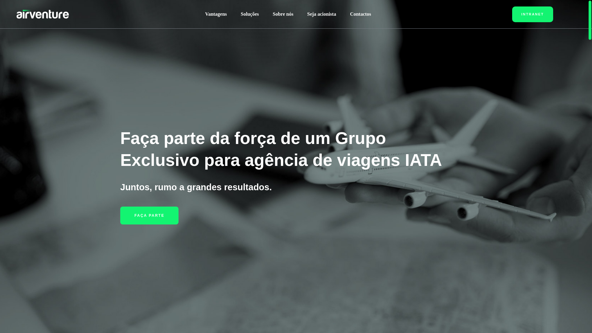 website screenshot of https://airventure-pt.pages.dev/