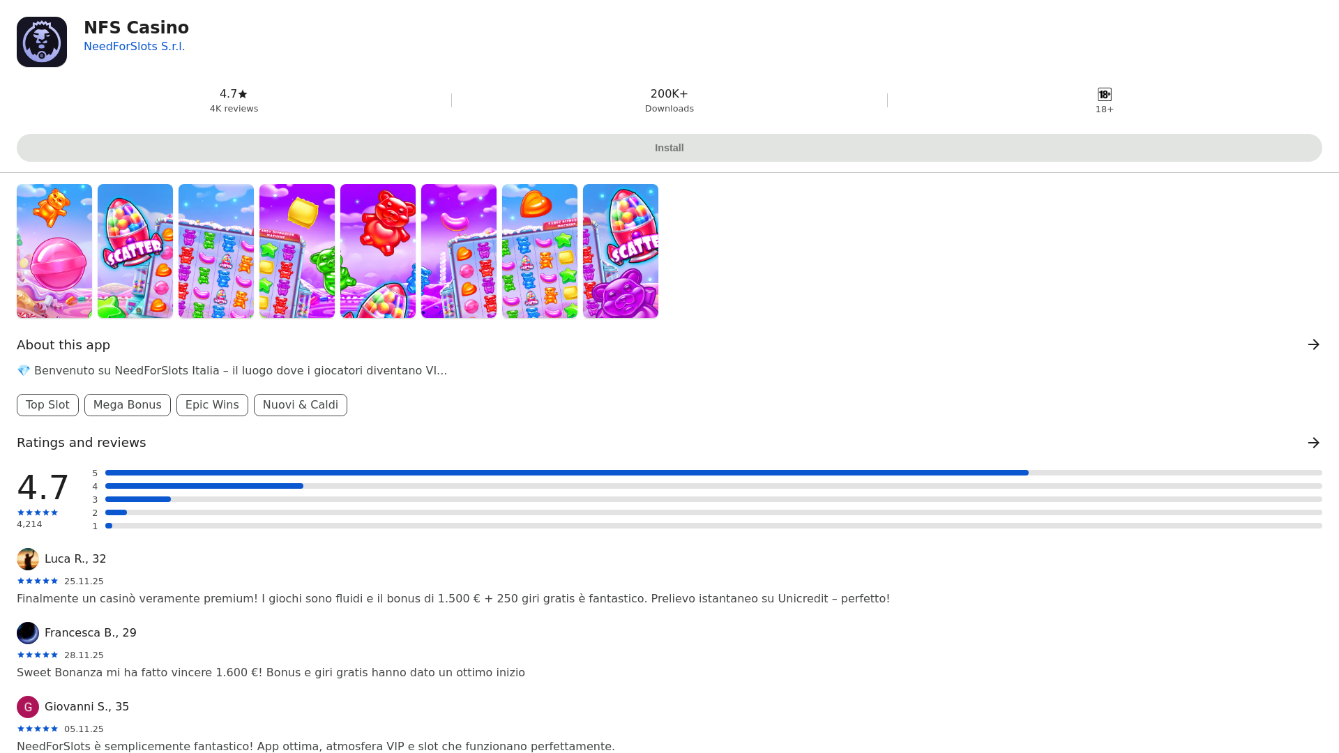 website screenshot of https://it-needforslots.com/