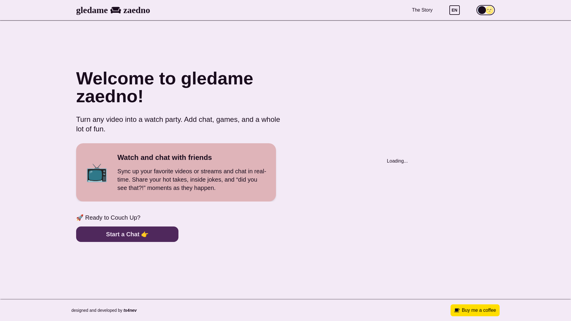 website screenshot of https://gledamezaedno.online/