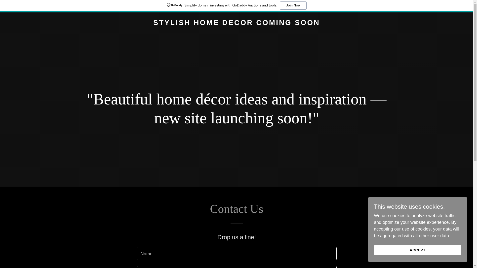 website screenshot of https://decorinspiration.store/