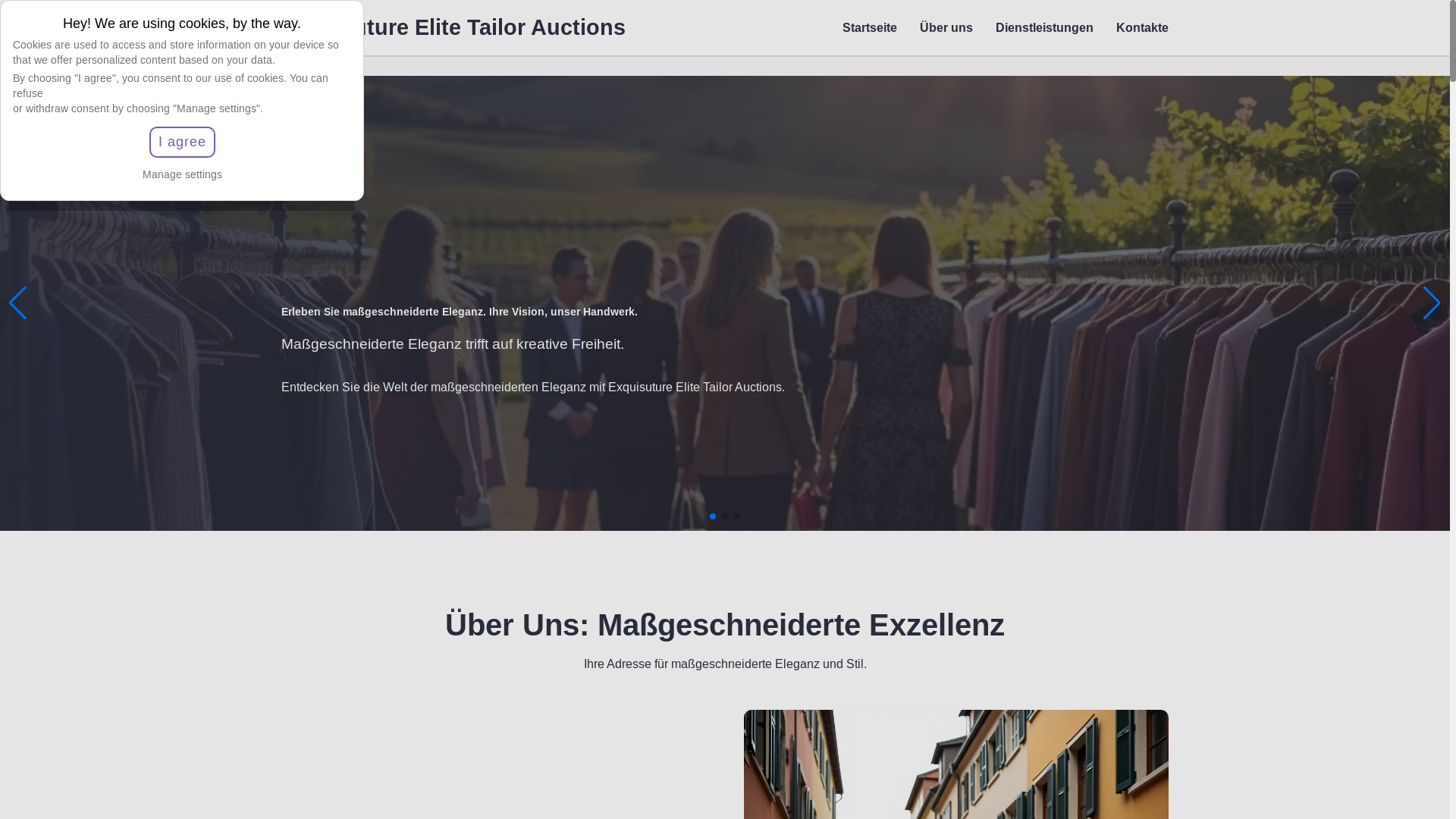 website screenshot of https://exquisuture-elite.com/