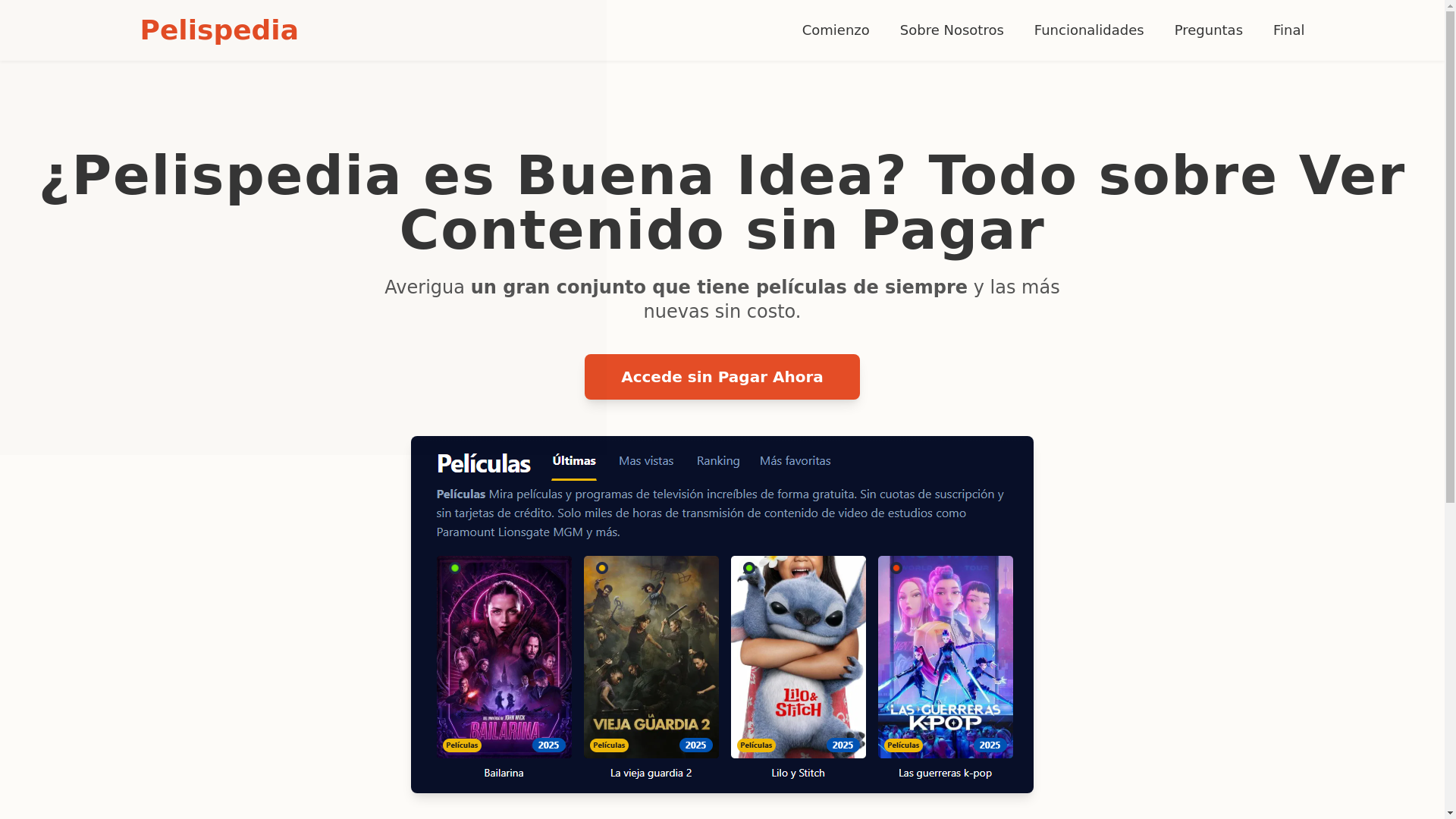 website screenshot of https://pelispedia-icey.pages.dev/