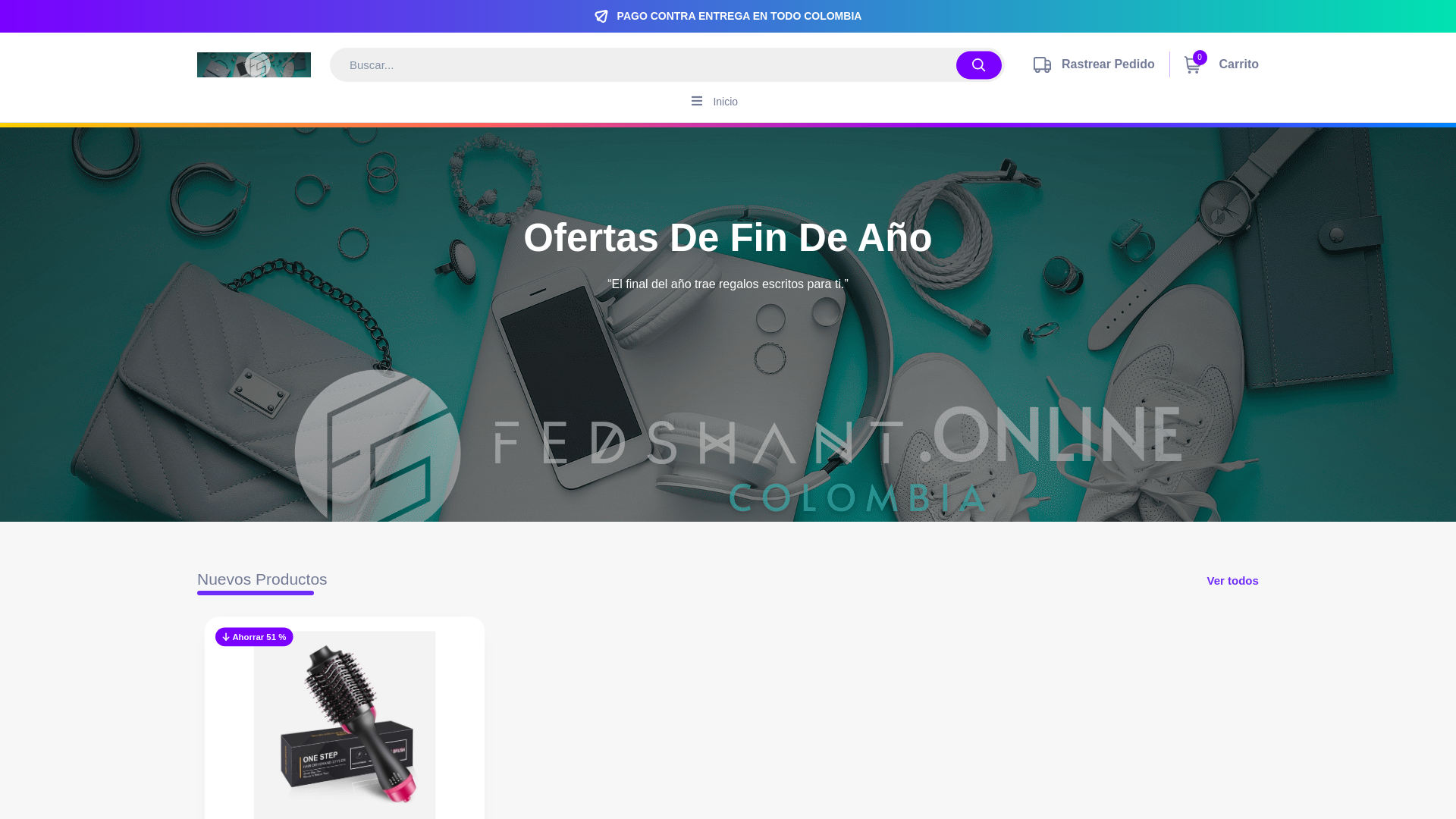 website screenshot of https://fedshant.online/