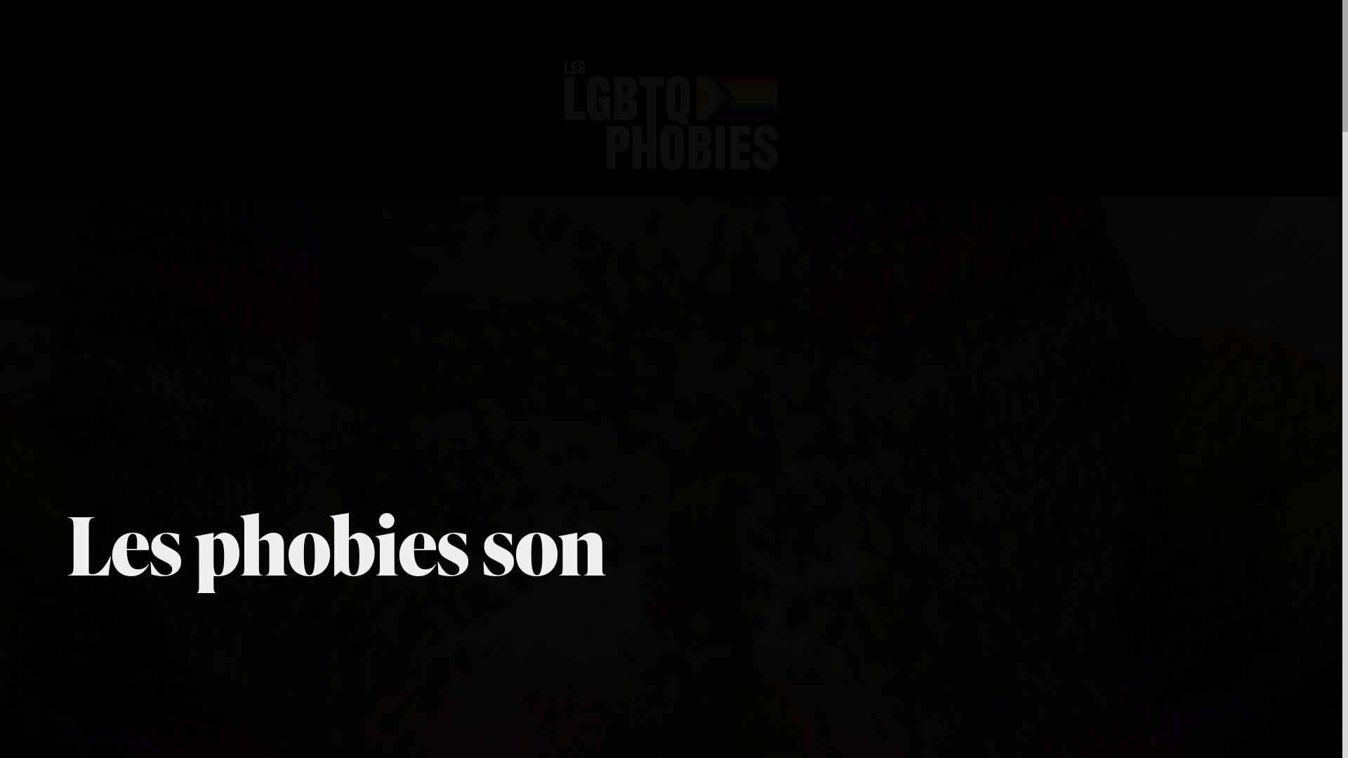 website screenshot of https://lgbtqphobies.com