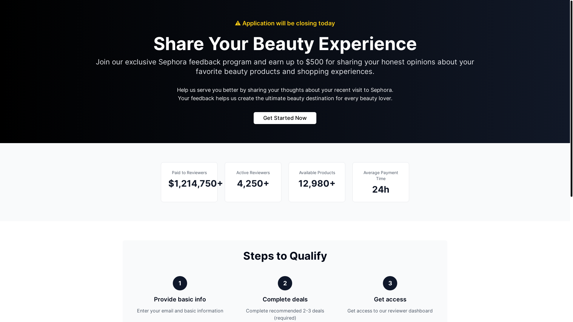 website screenshot of https://sephfeedback.com/