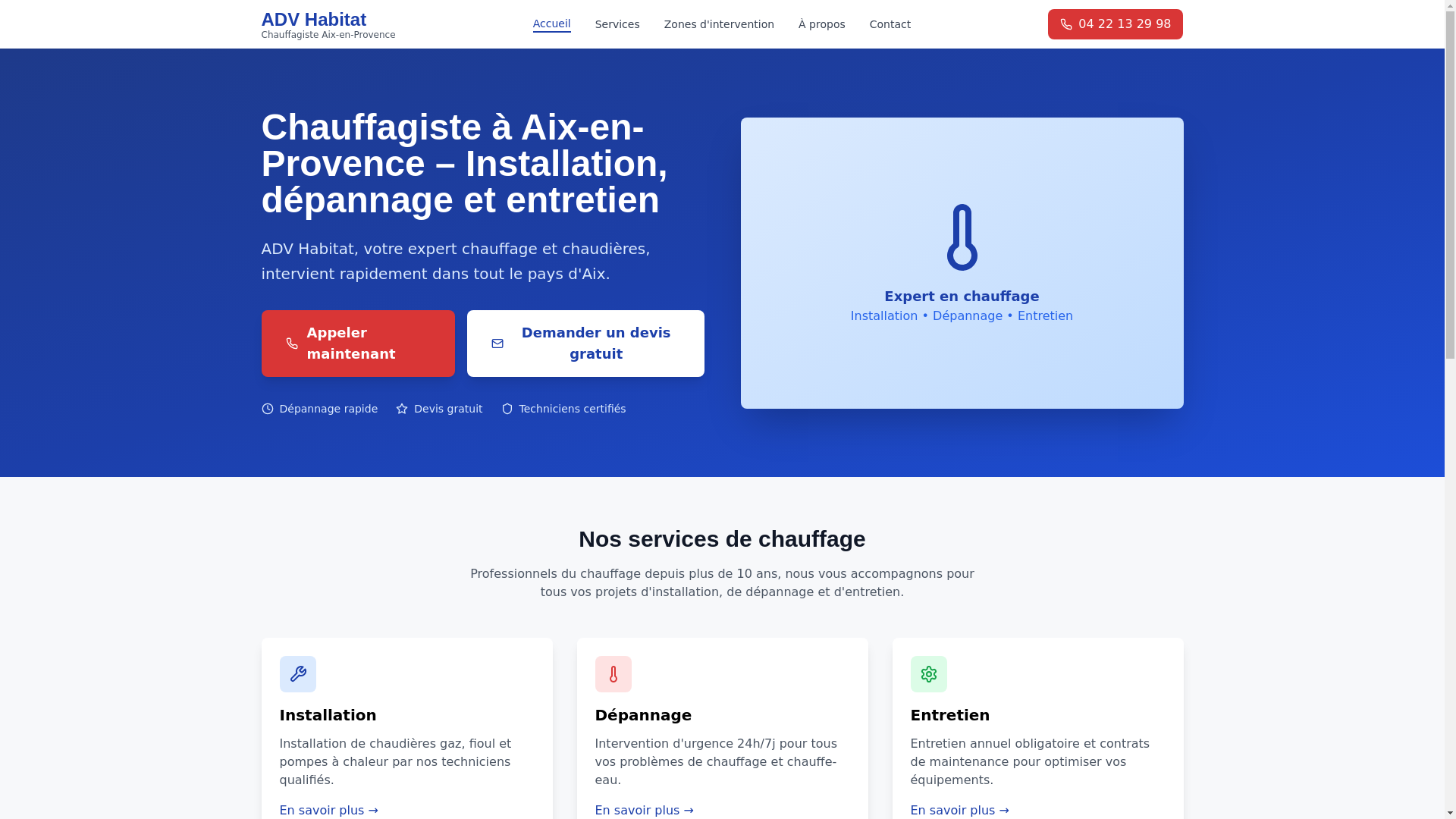 website screenshot of https://adv-habitat-paca.fr/