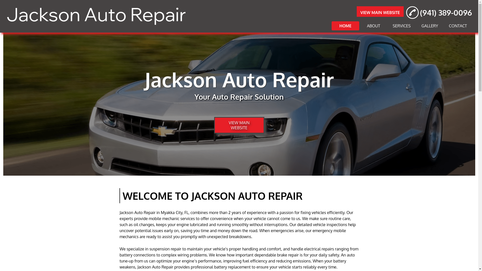 website screenshot of https://autorepairmyakkacity.com/
