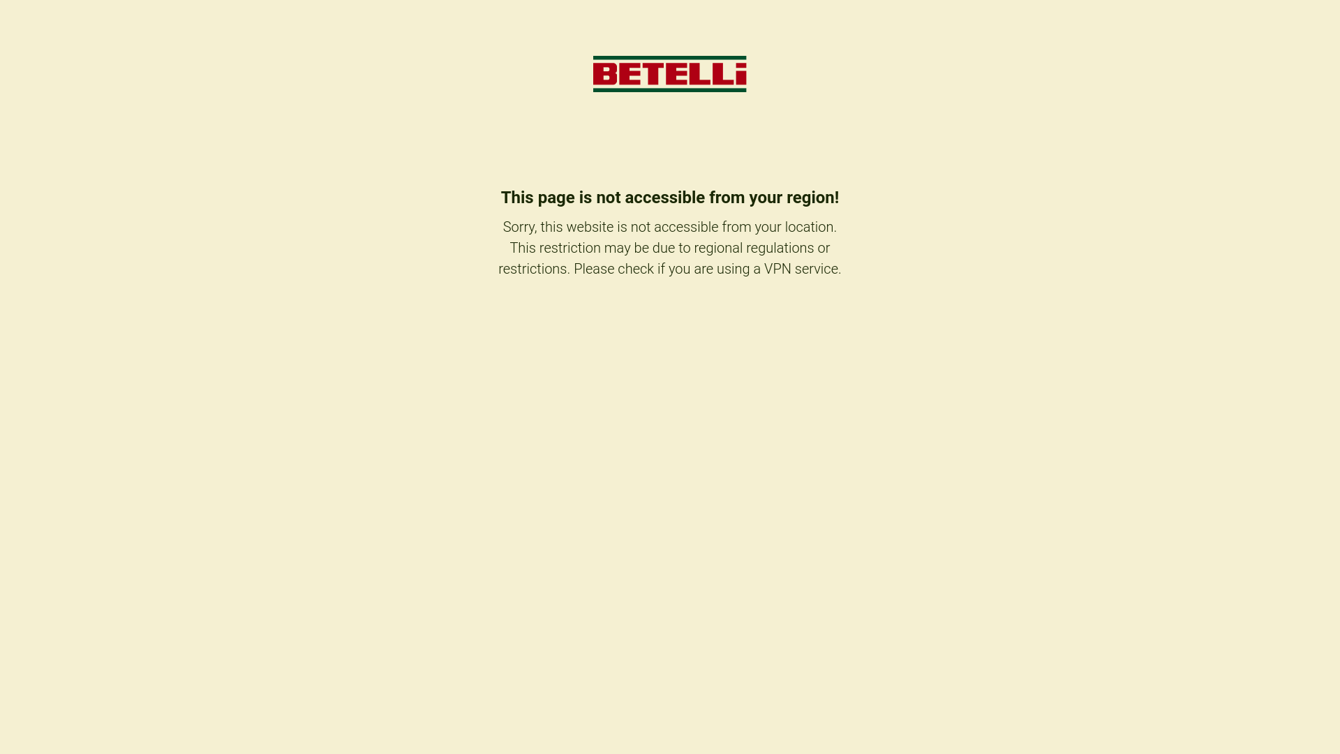 website screenshot of https://betelli216.com/