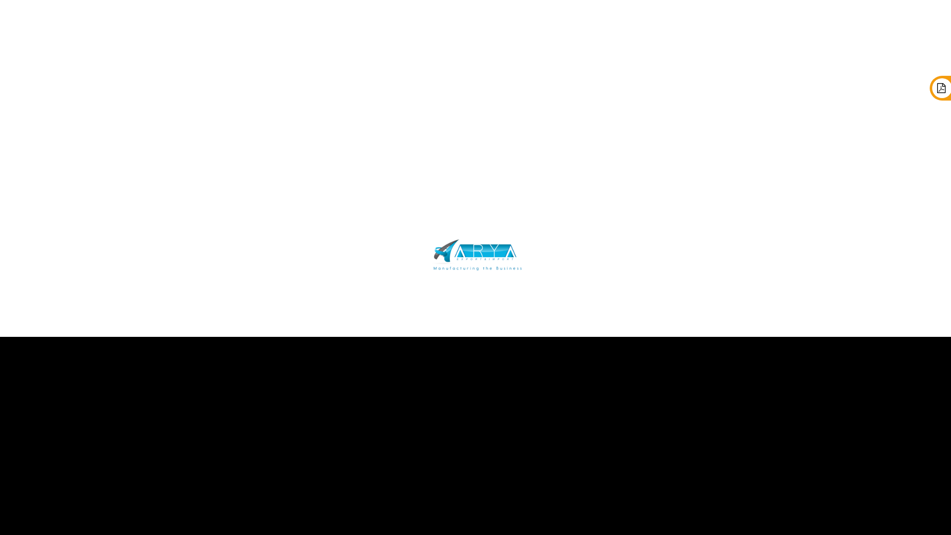 website screenshot of https://aryaexportimport.com/