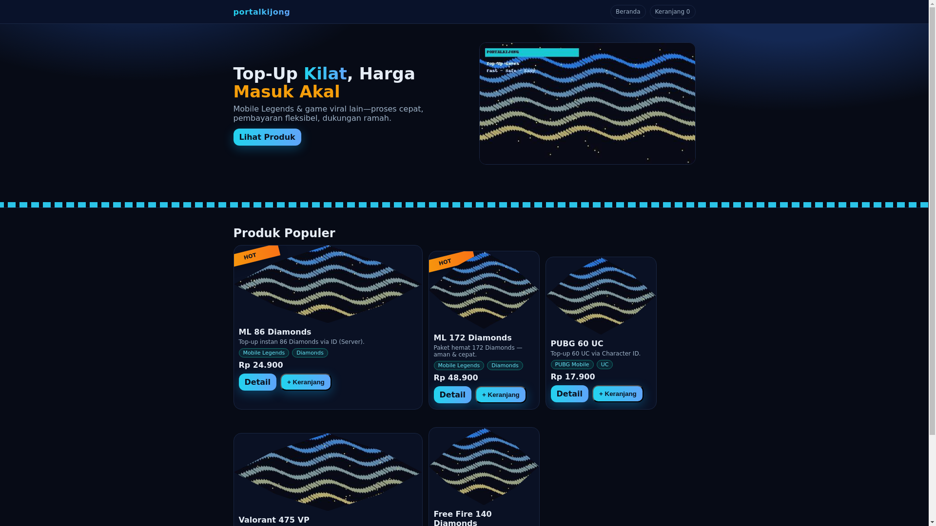 website screenshot of https://portalkijong.pages.dev/