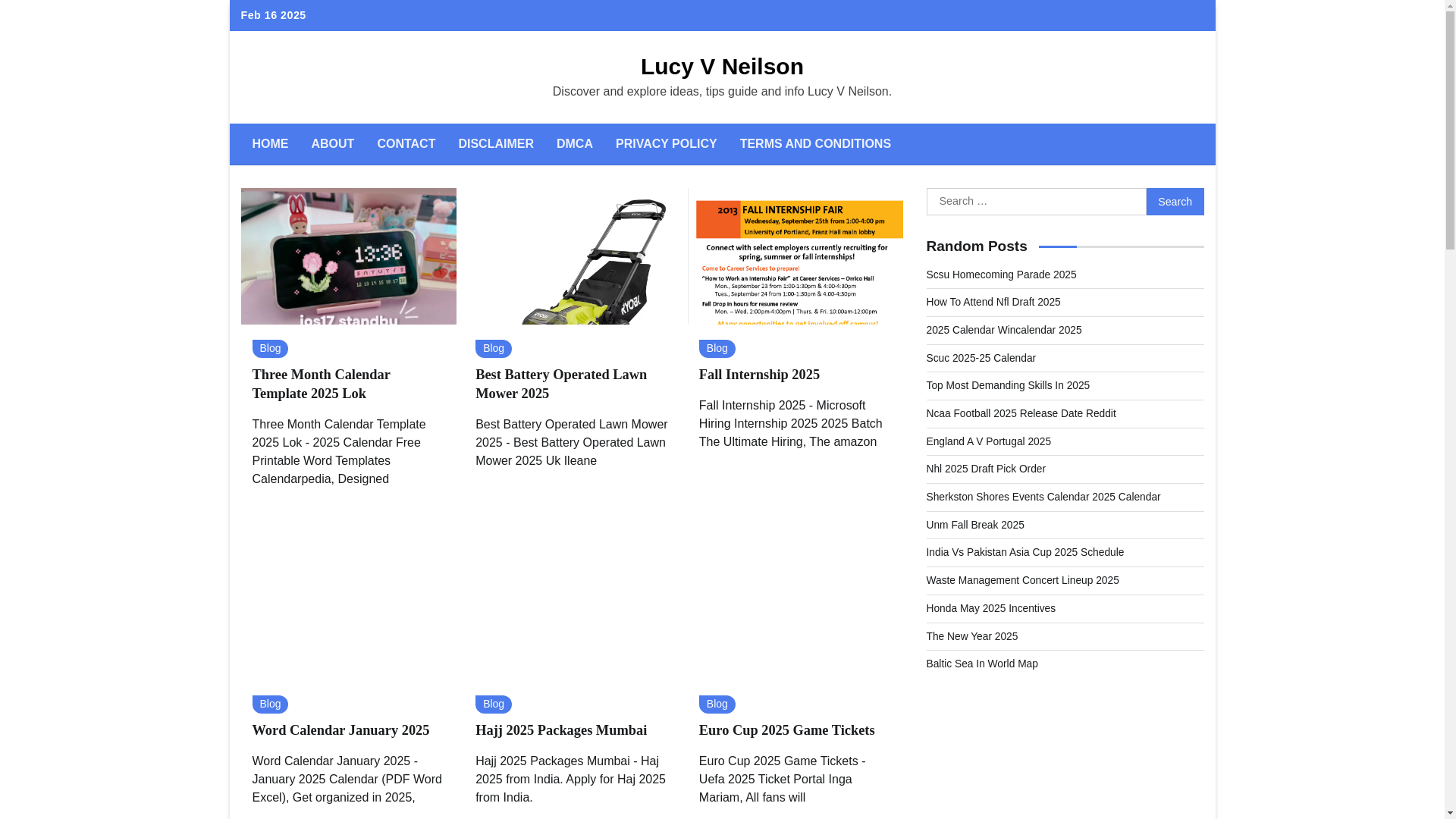 website screenshot of https://lucyvneilson.pages.dev/