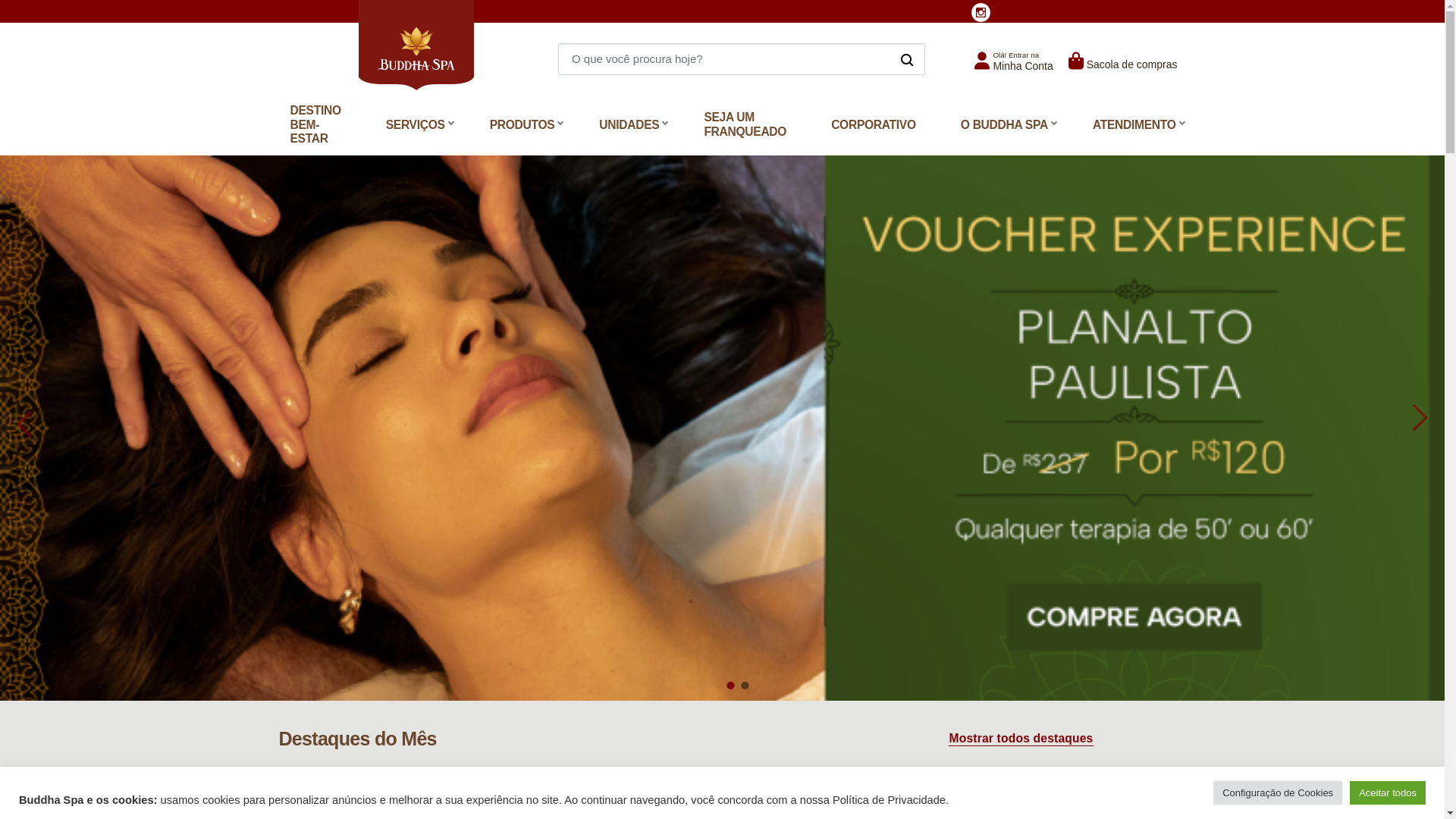website screenshot of https://buddhaspa.com.br/