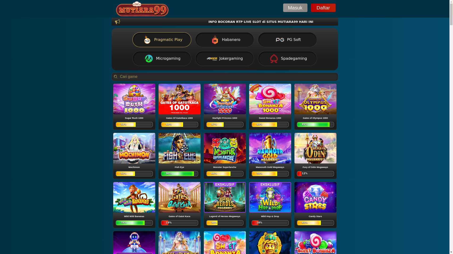 website screenshot of https://rtp2k-mutiara99.pages.dev/