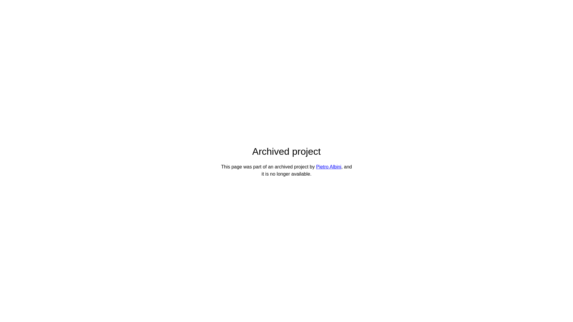 website screenshot of https://pietroalbini-archived.pages.dev/
