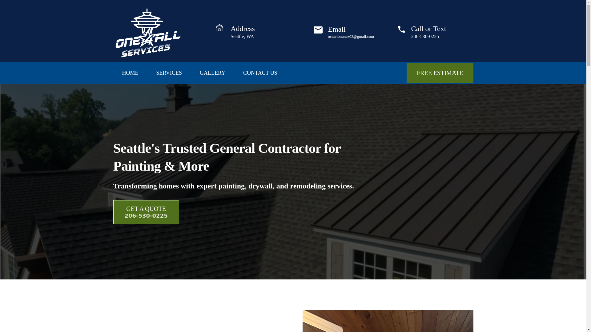 website screenshot of https://one4allservices.net/