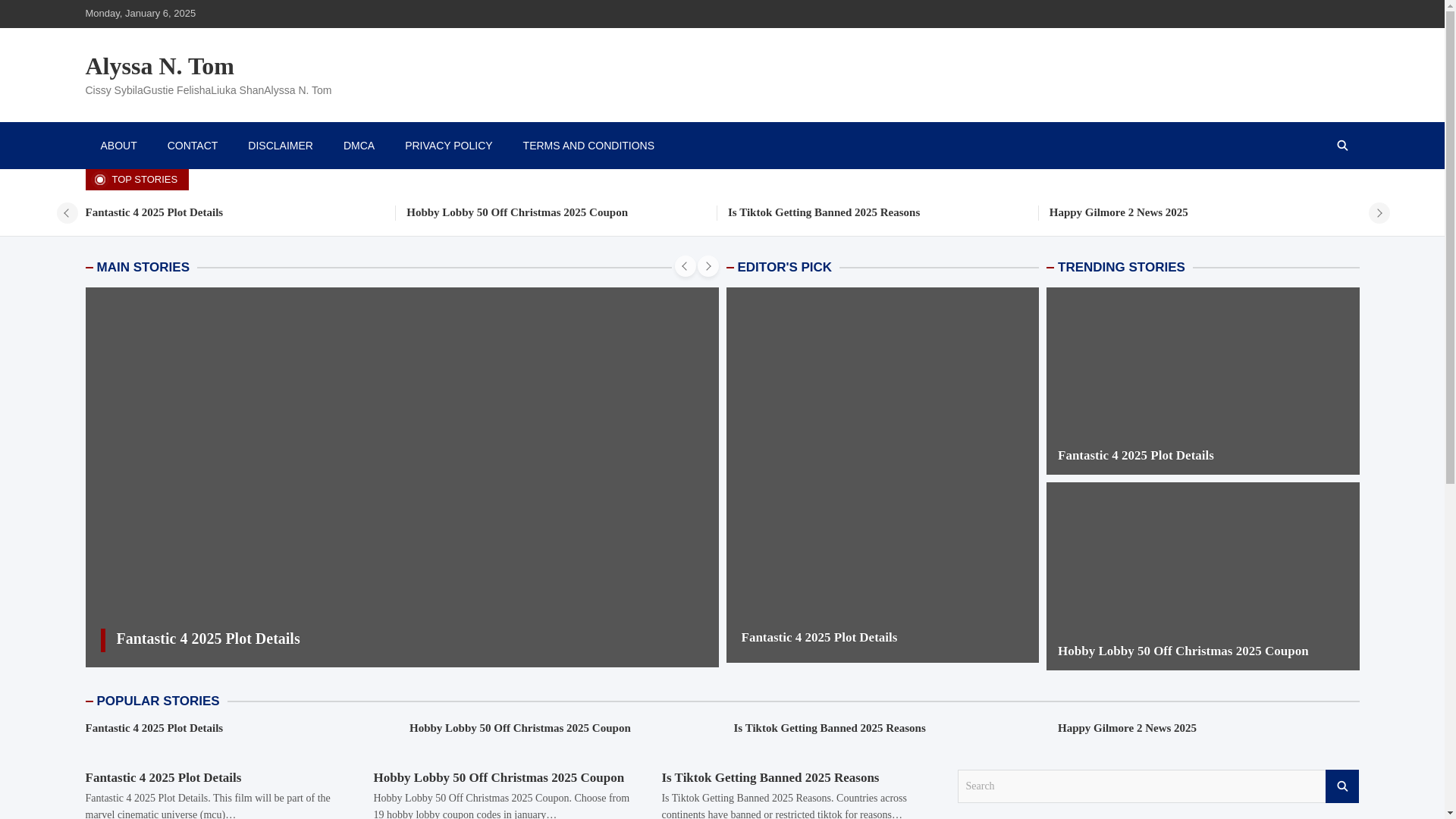 website screenshot of https://alyssantom.pages.dev/