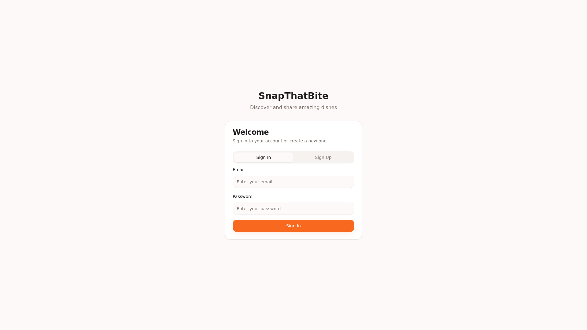 website screenshot of https://snapthatbite.com/
