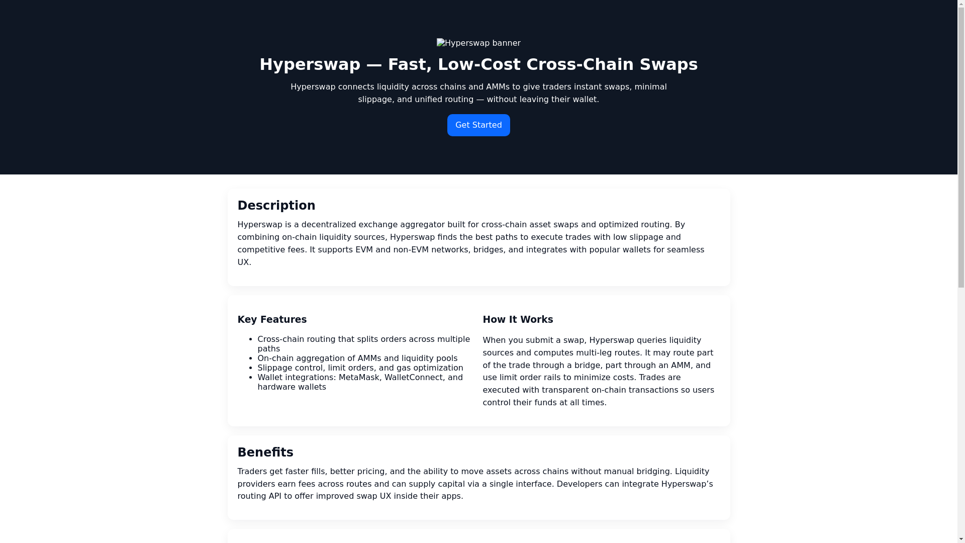 website screenshot of https://hyperswap-en-us.pages.dev/