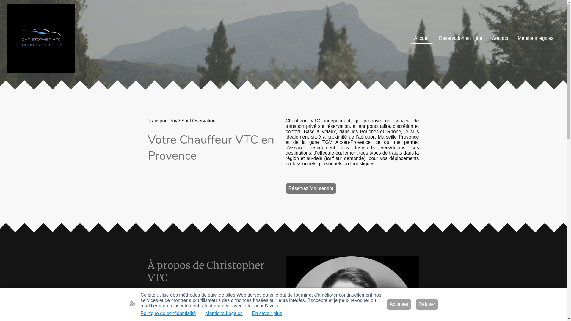website screenshot of https://christophervtc.fr/