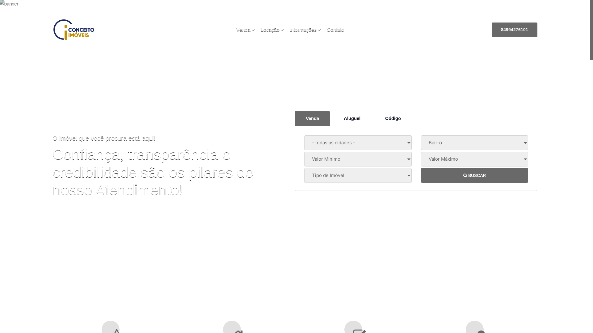 website screenshot of https://conceitoimoveisrn.com.br/
