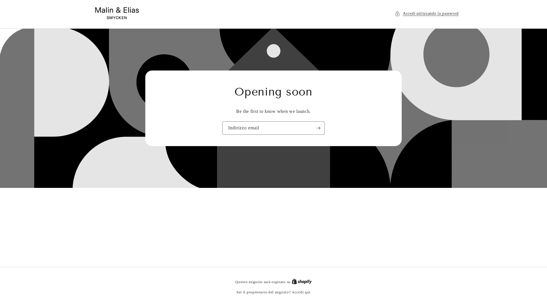 website screenshot of https://malineliassmycken.com/